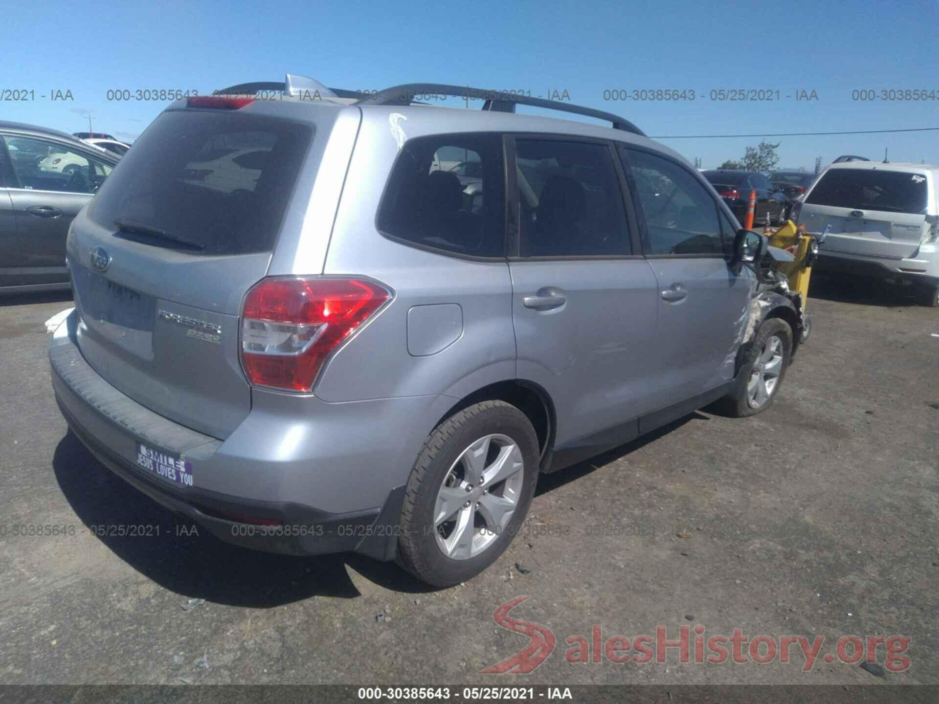 JF2SJAFC1GH539284 2016 SUBARU FORESTER