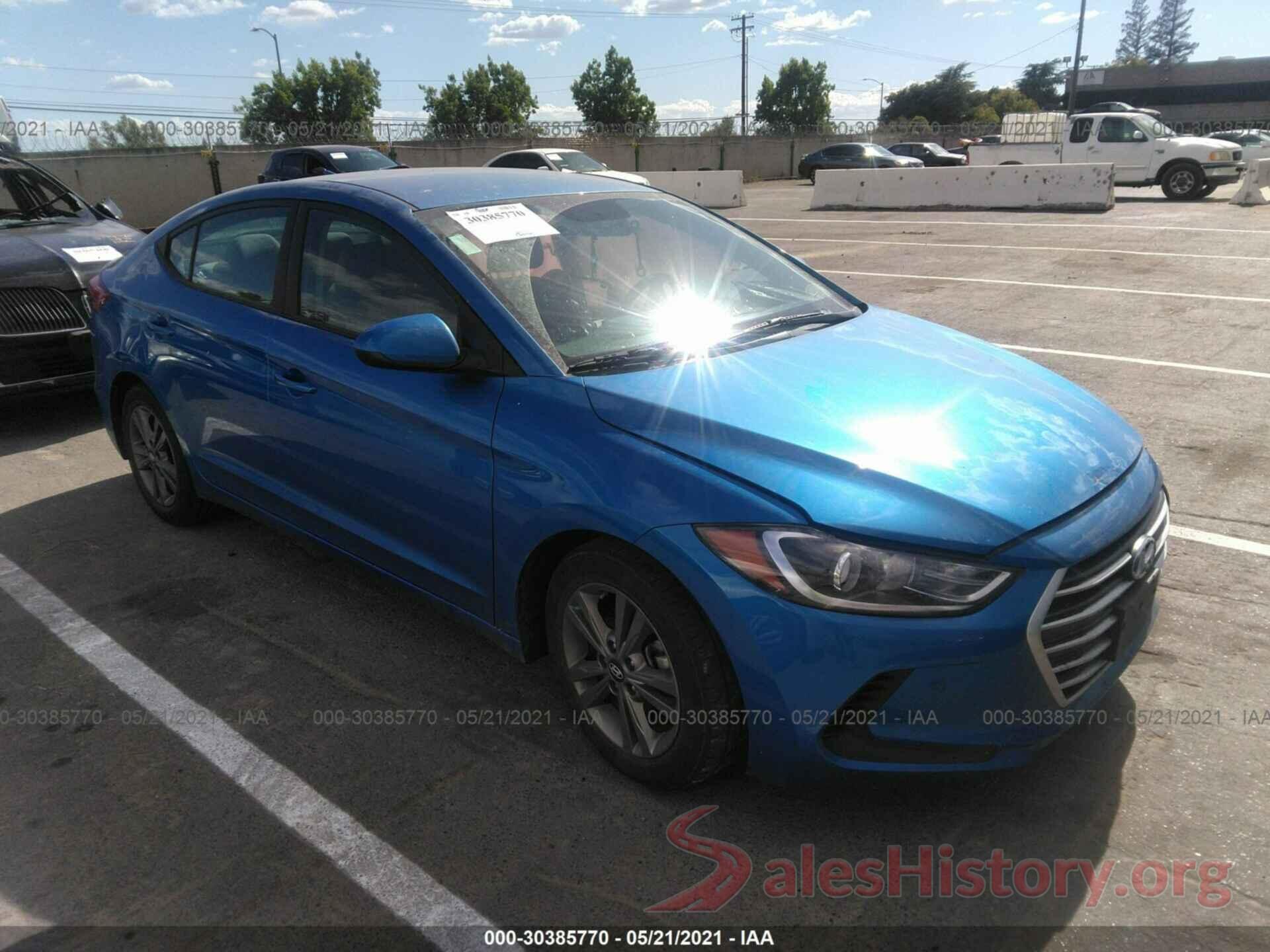 5NPD84LF6JH266273 2018 HYUNDAI ELANTRA