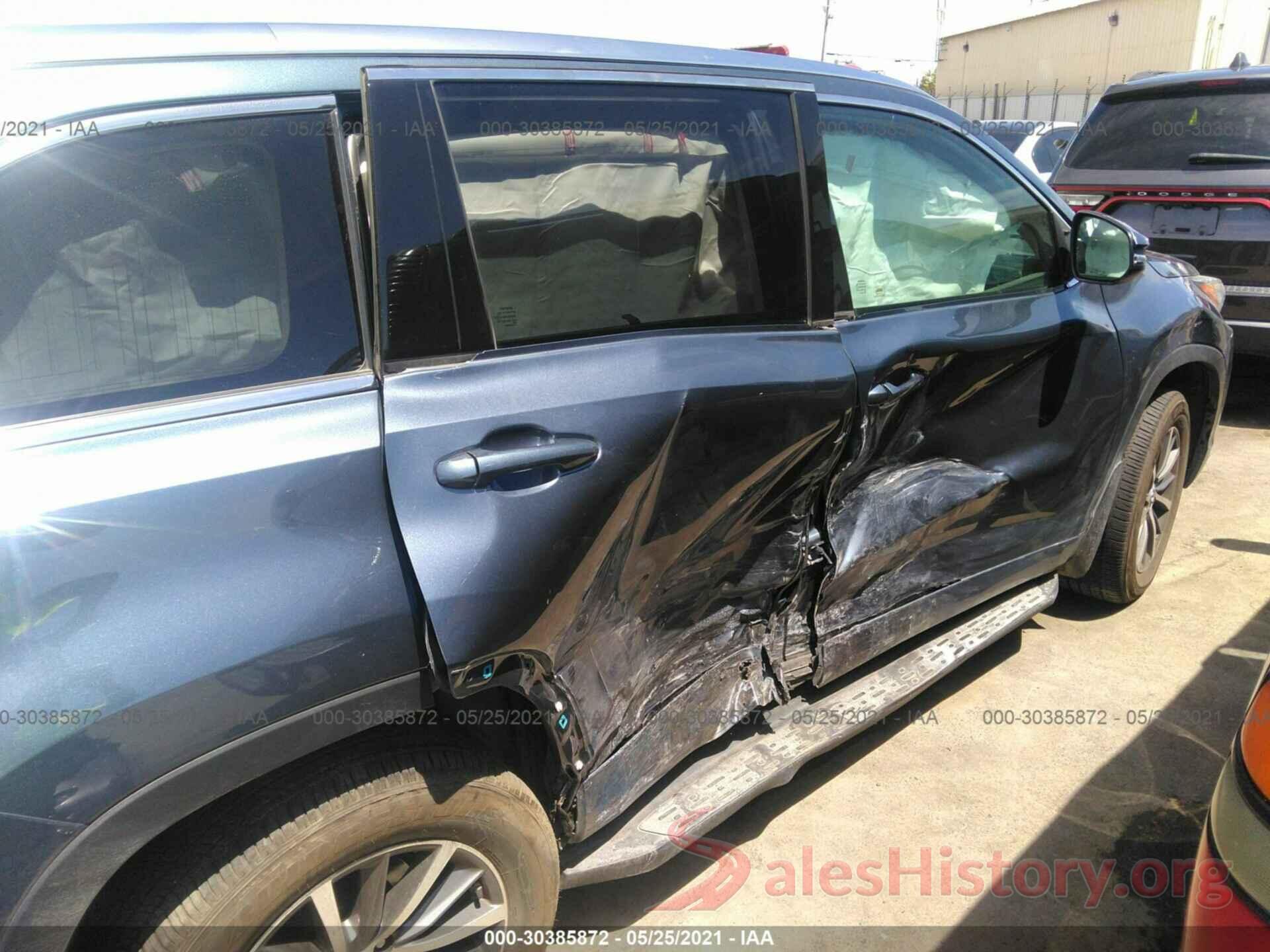 5TDKZRFH8HS520715 2017 TOYOTA HIGHLANDER