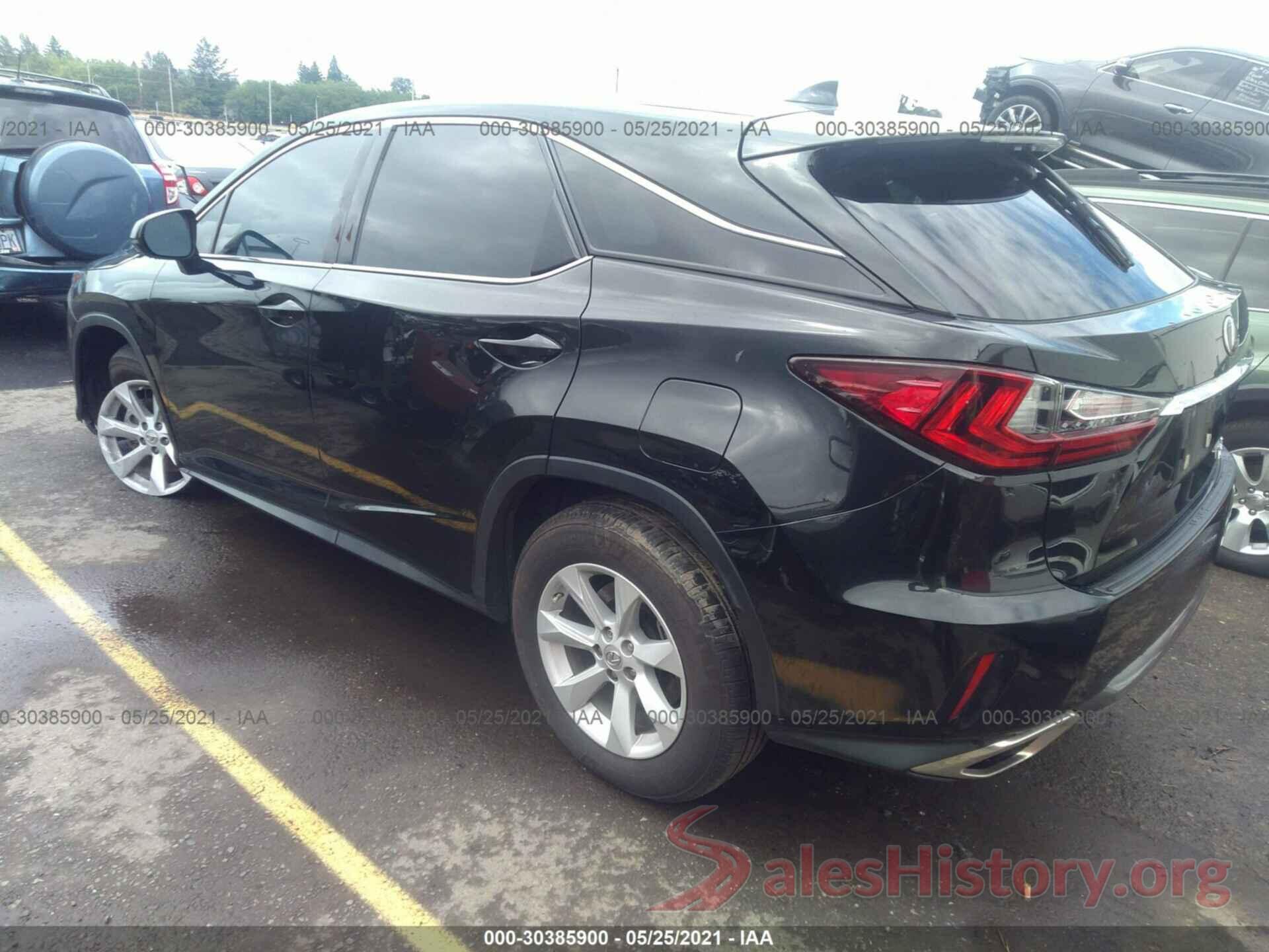 2T2BZMCA0HC091391 2017 LEXUS RX