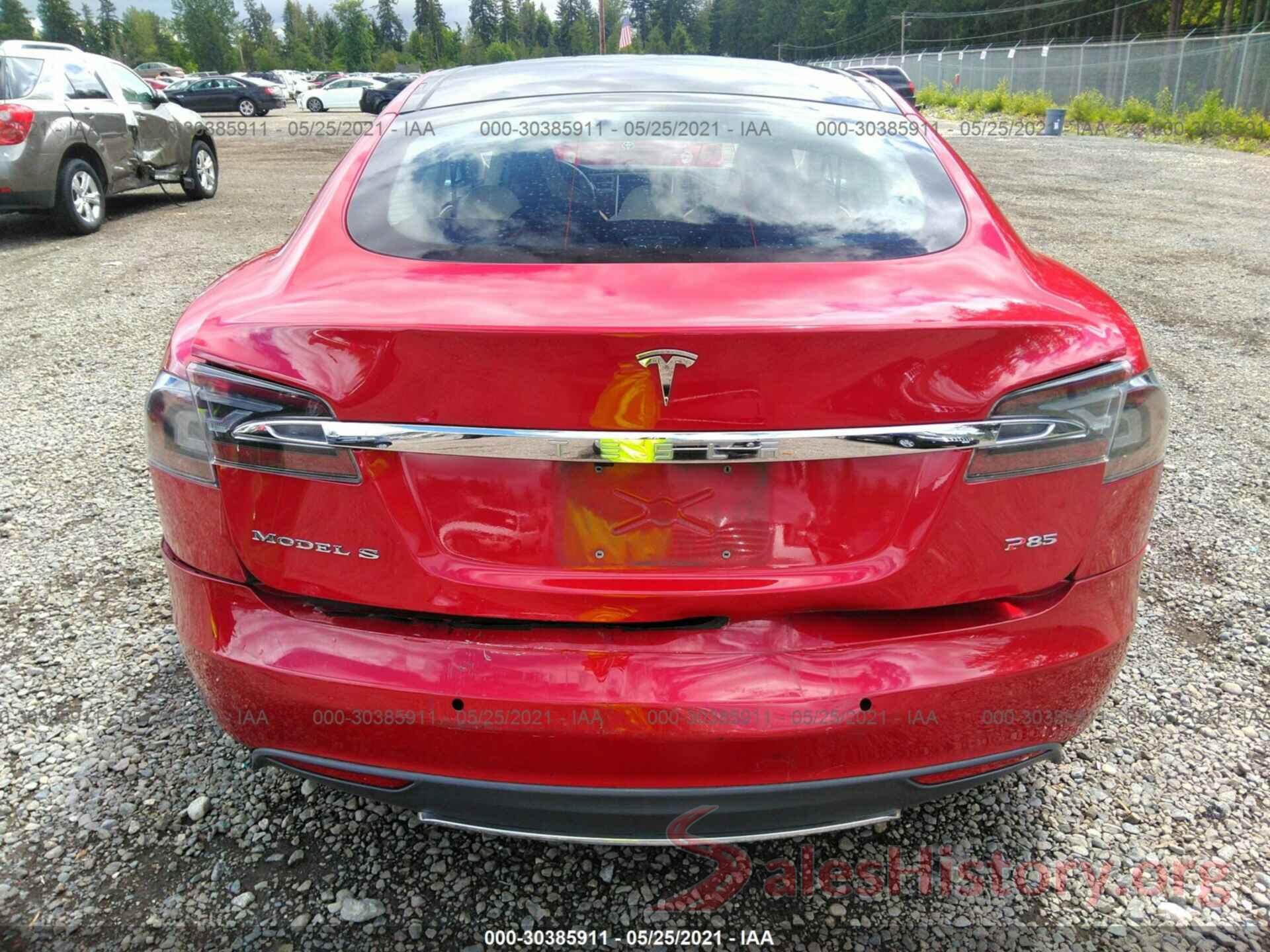 5YJSA1H15EFP56232 2014 TESLA MODEL S