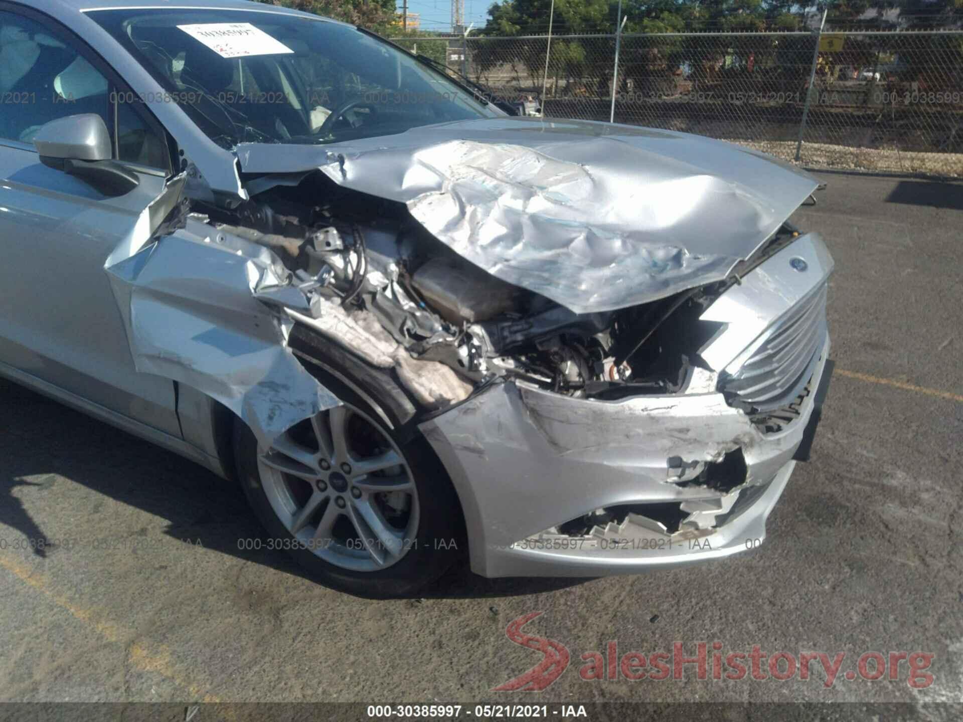 3FA6P0HD4JR130917 2018 FORD FUSION