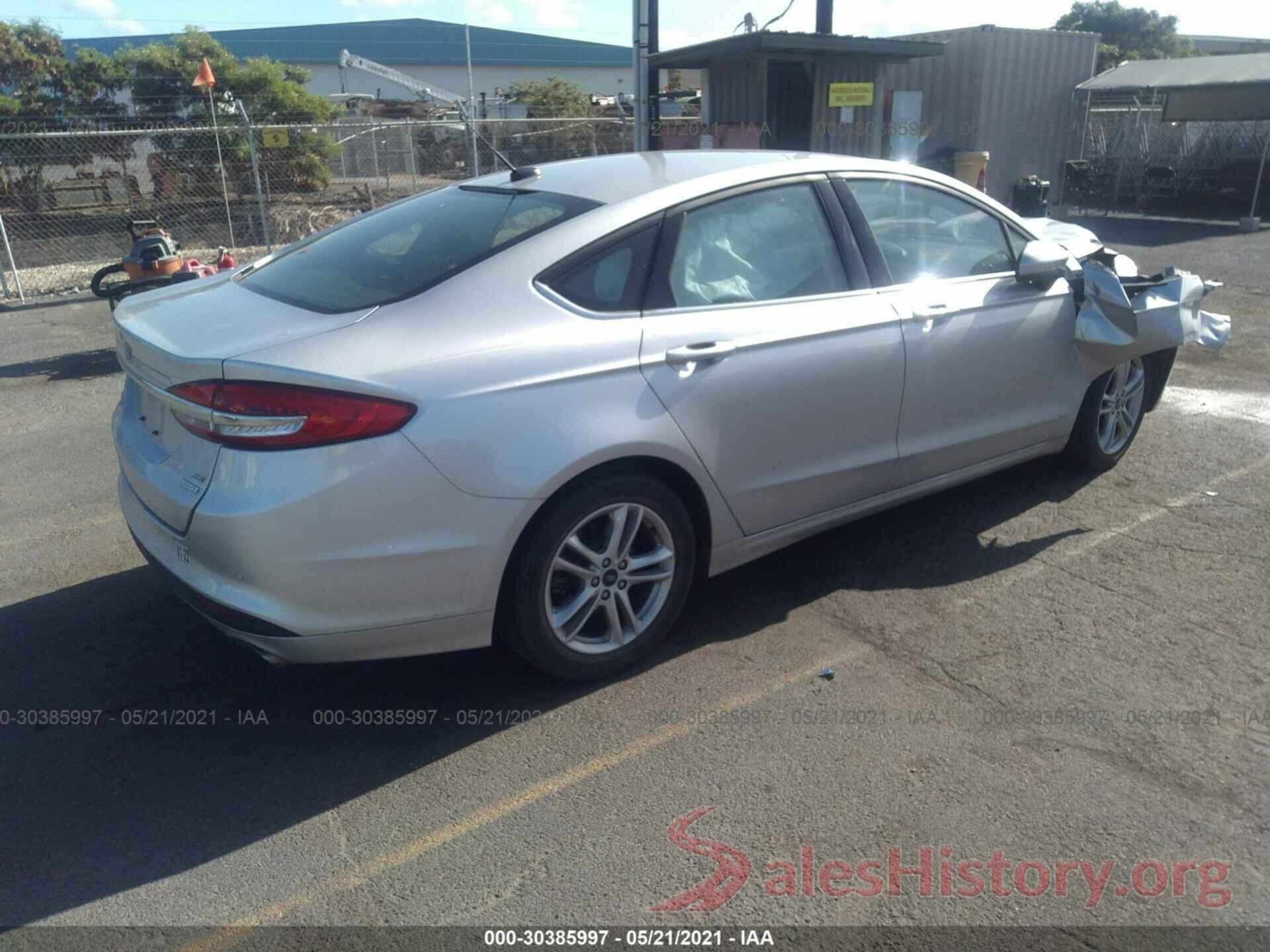 3FA6P0HD4JR130917 2018 FORD FUSION