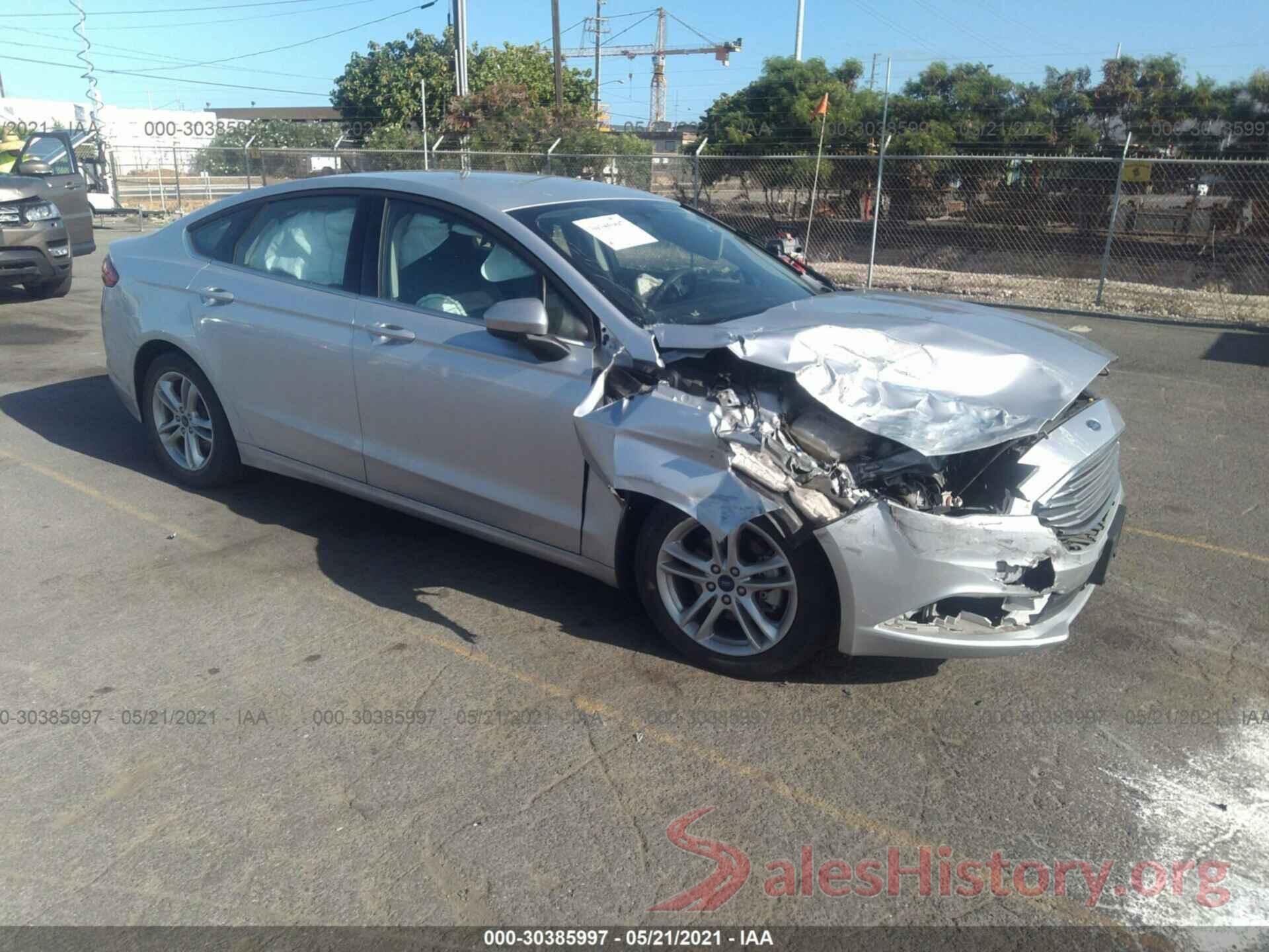 3FA6P0HD4JR130917 2018 FORD FUSION