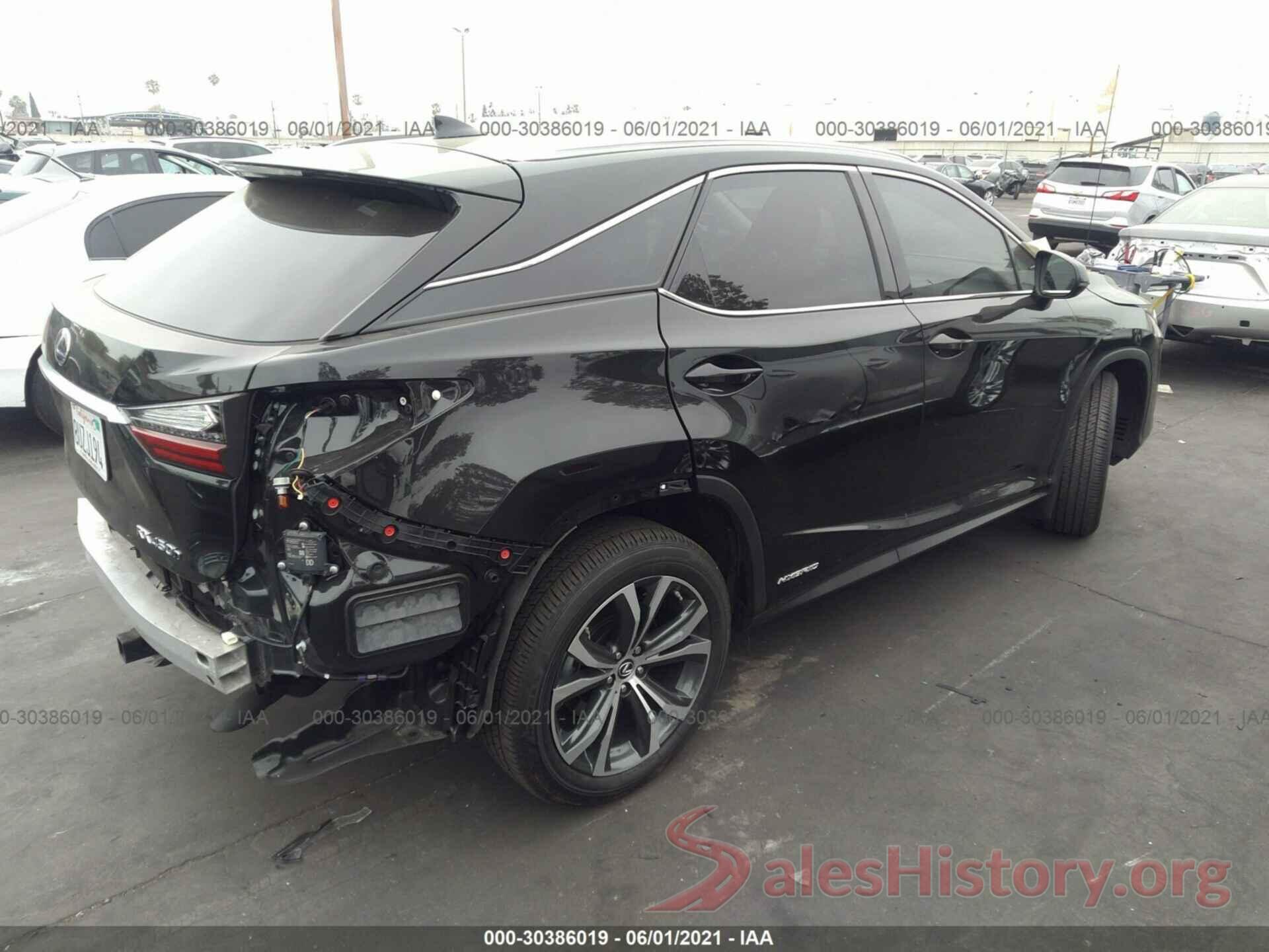 2T2HGMDA3MC061004 2021 LEXUS RX