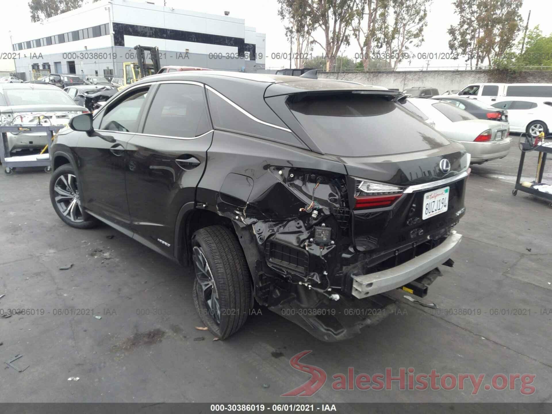 2T2HGMDA3MC061004 2021 LEXUS RX