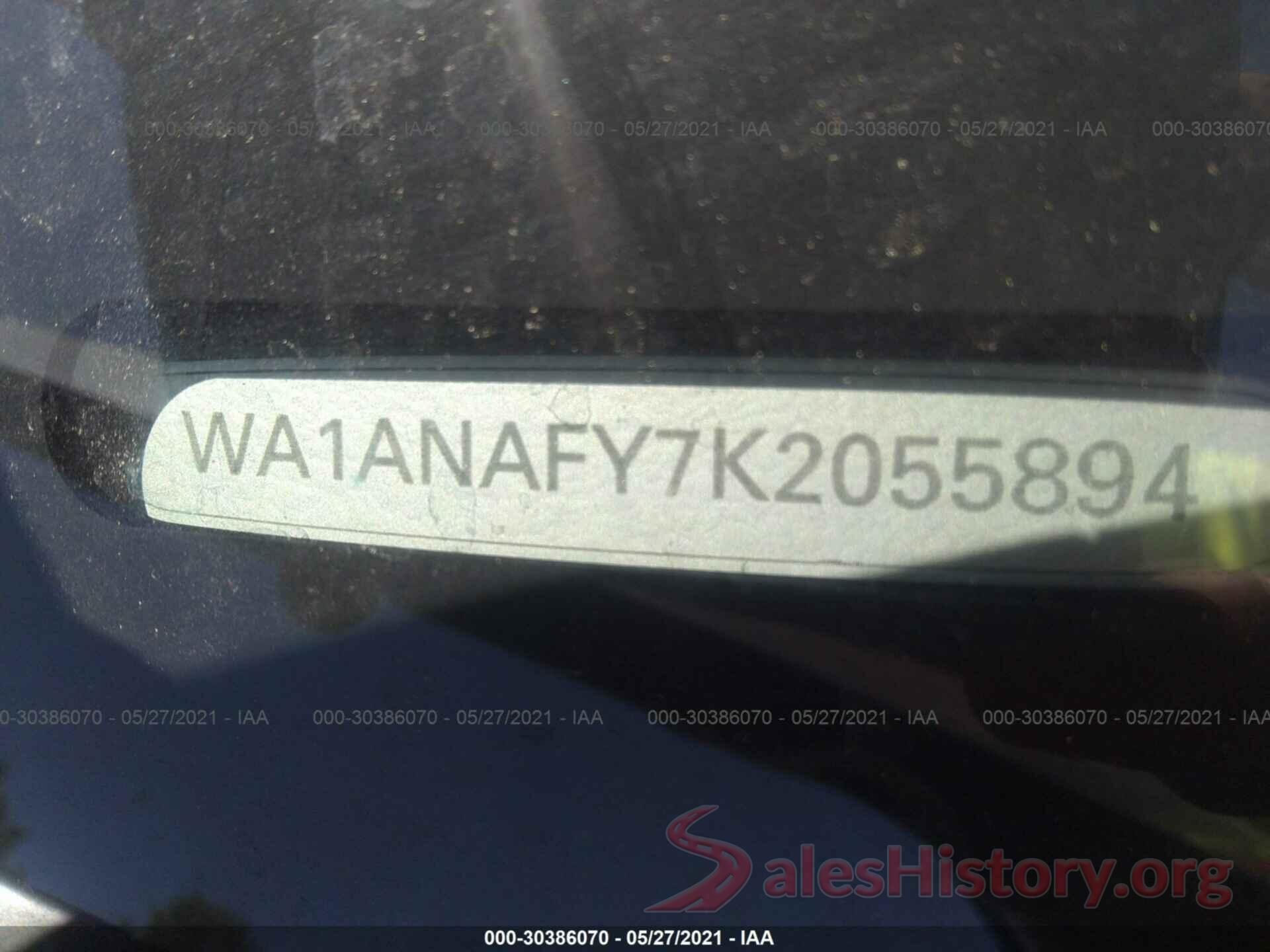 WA1ANAFY7K2055894 2019 AUDI Q5