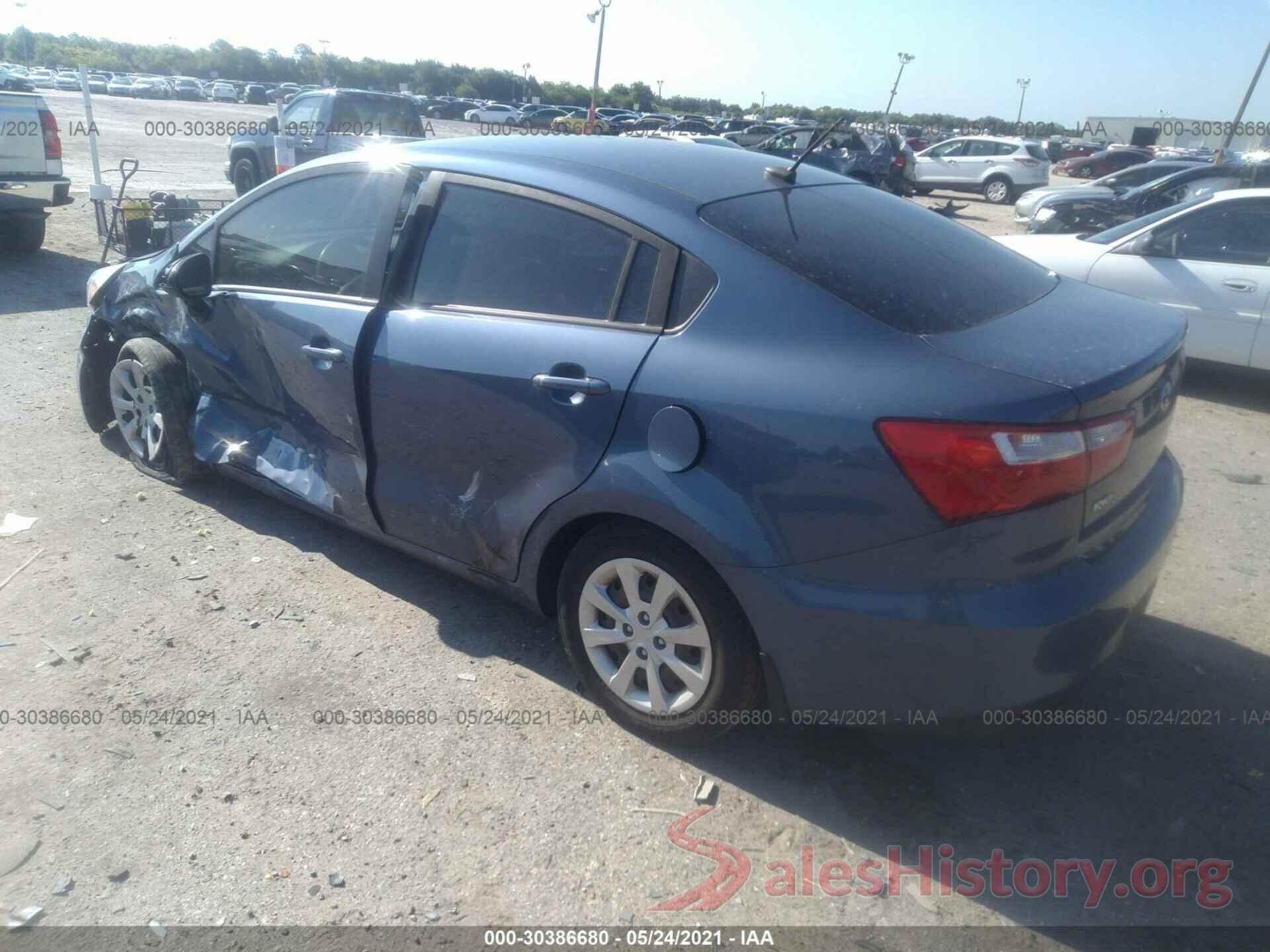 KNADM4A36G6663292 2016 KIA RIO