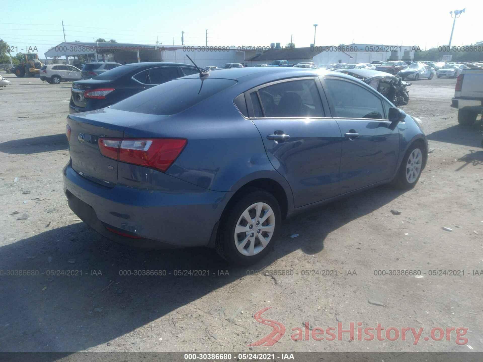 KNADM4A36G6663292 2016 KIA RIO