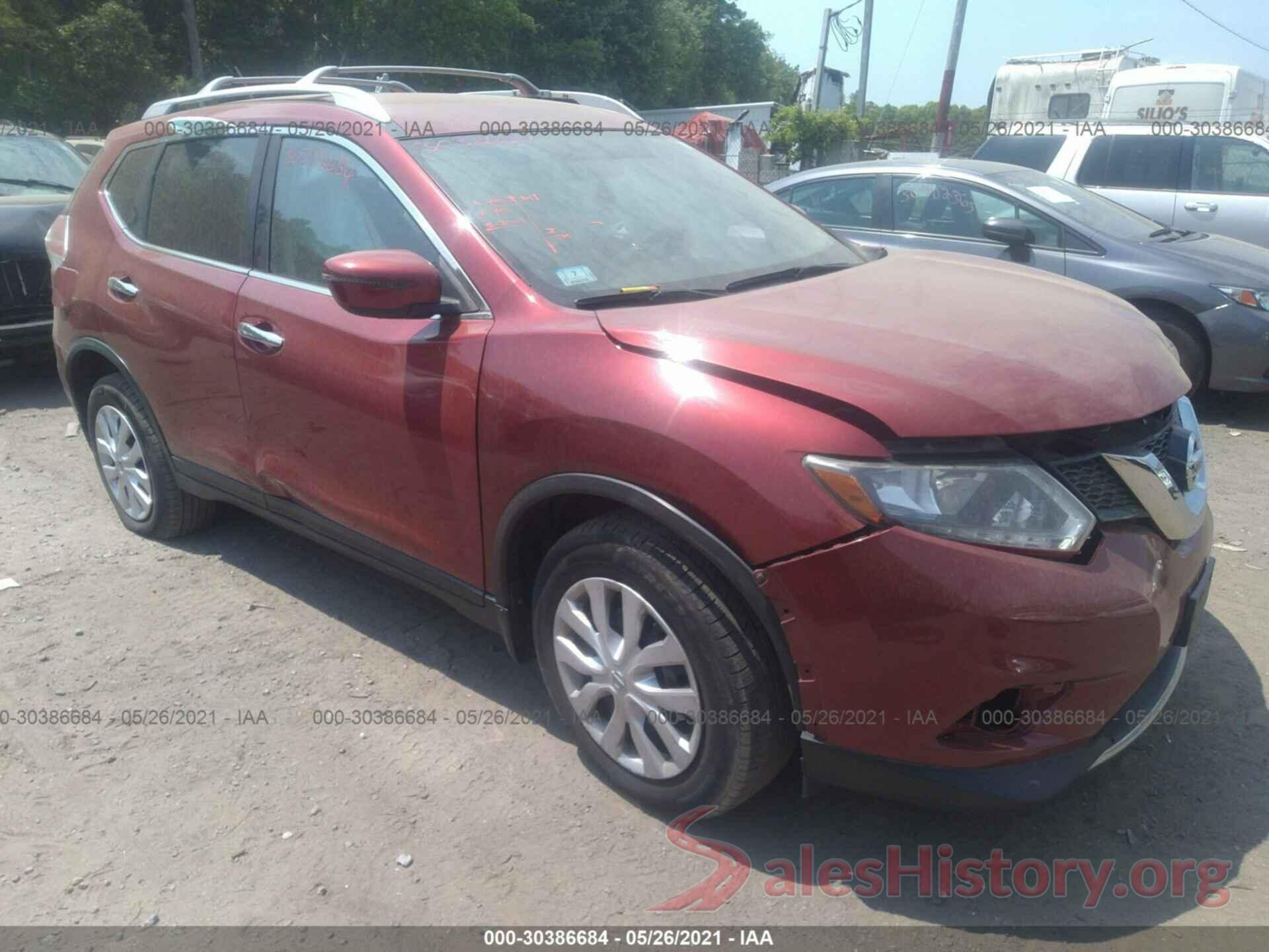 KNMAT2MV6GP656038 2016 NISSAN ROGUE