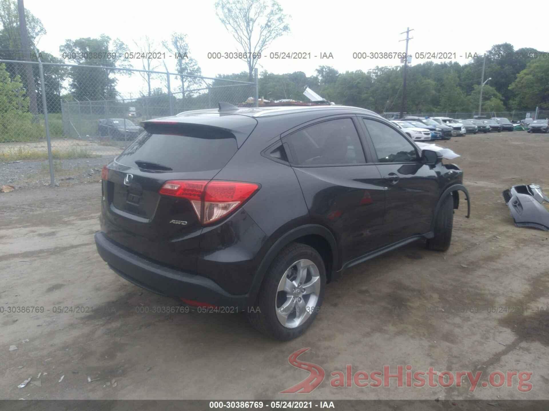 3CZRU6H79GM734248 2016 HONDA HR-V