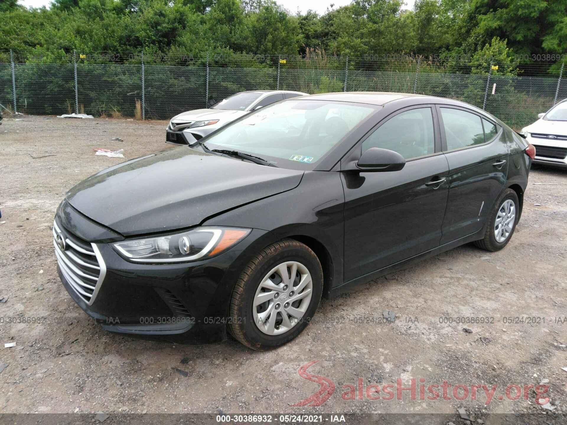 KMHD74LF8HU316914 2017 HYUNDAI ELANTRA