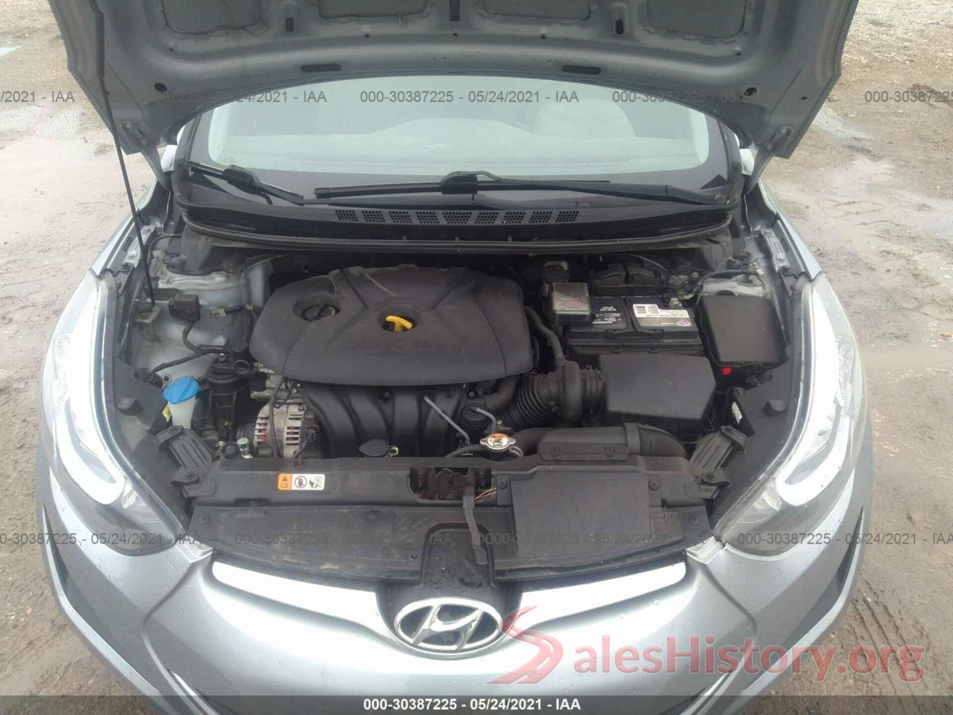 5NPDH4AE7GH664160 2016 HYUNDAI ELANTRA