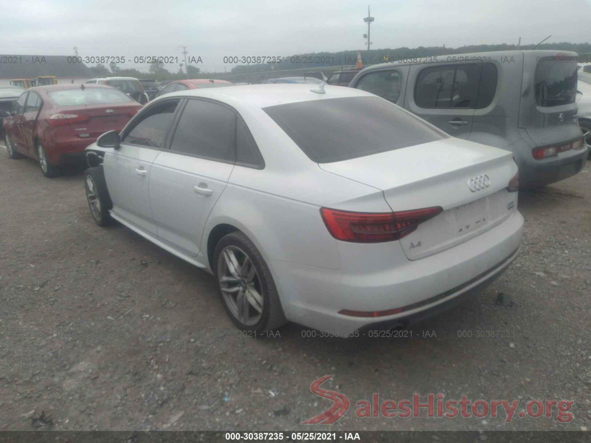 WAUDNAF46HN047239 2017 AUDI A4