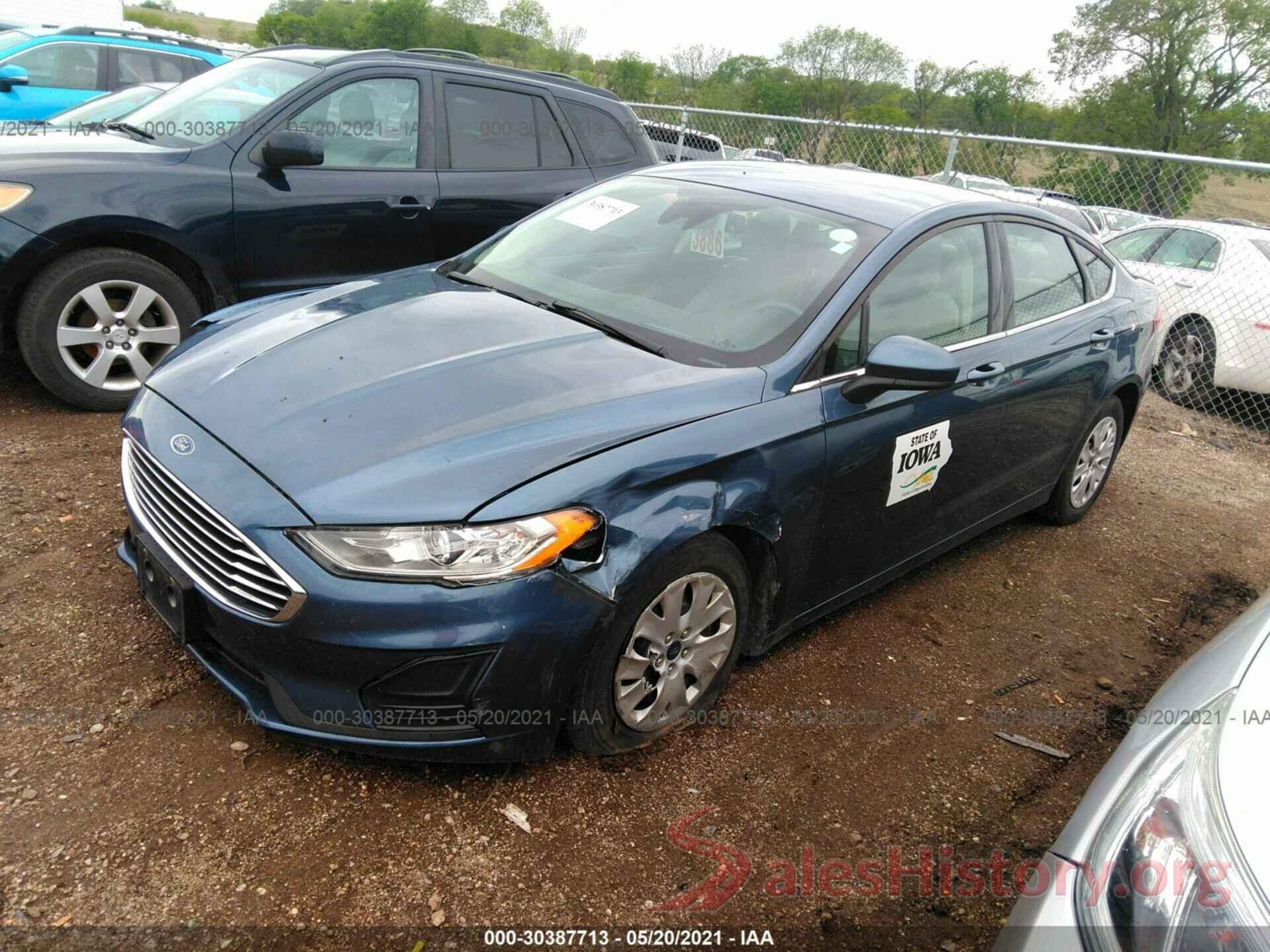 3FA6P0G77KR154061 2019 FORD FUSION