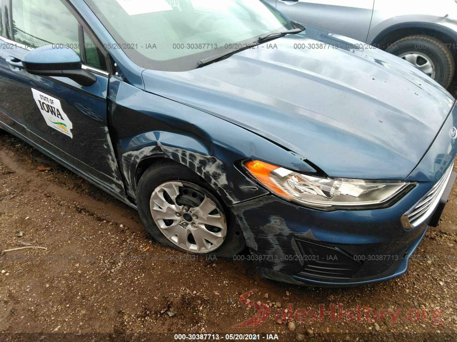 3FA6P0G77KR154061 2019 FORD FUSION