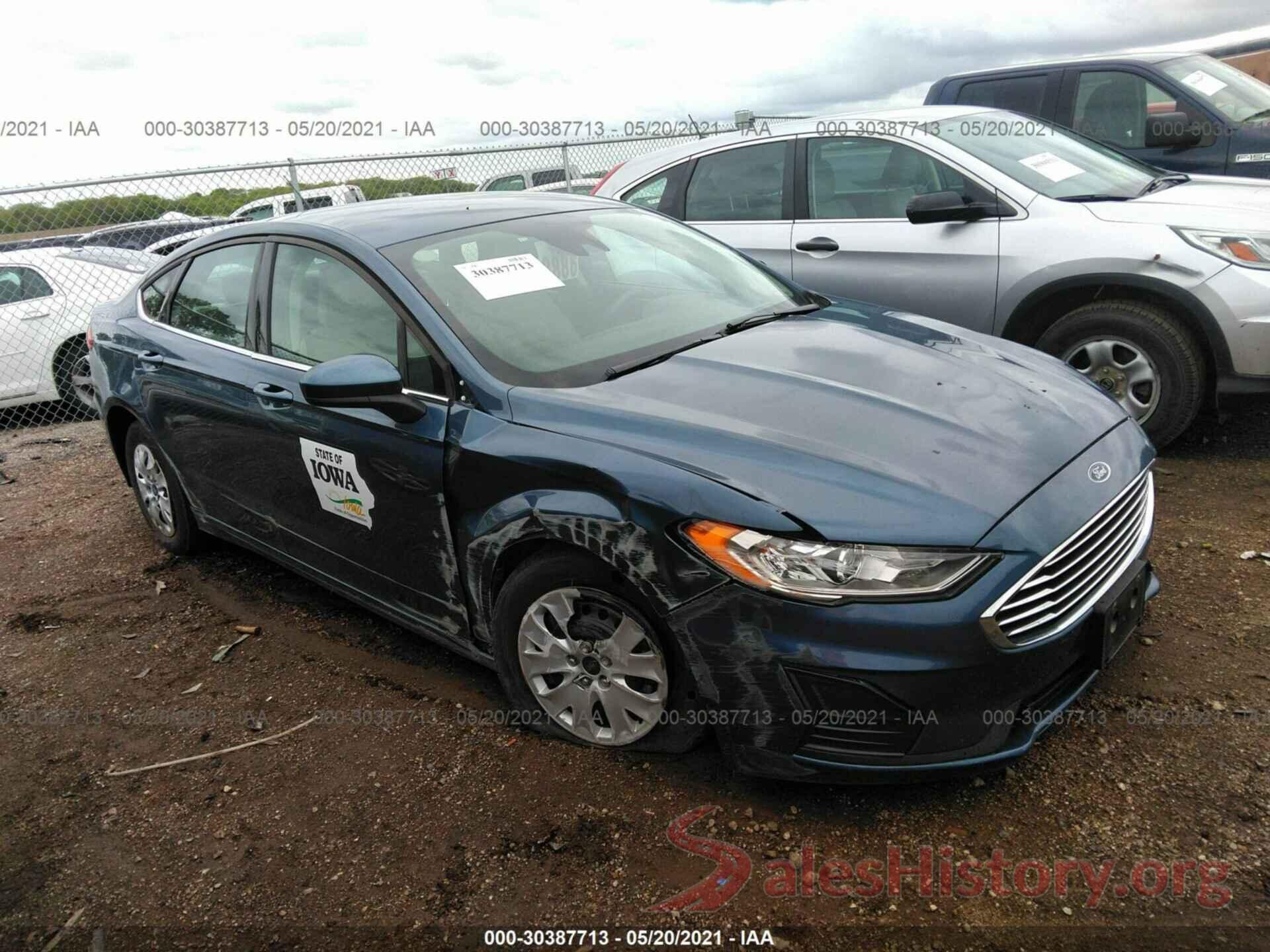 3FA6P0G77KR154061 2019 FORD FUSION