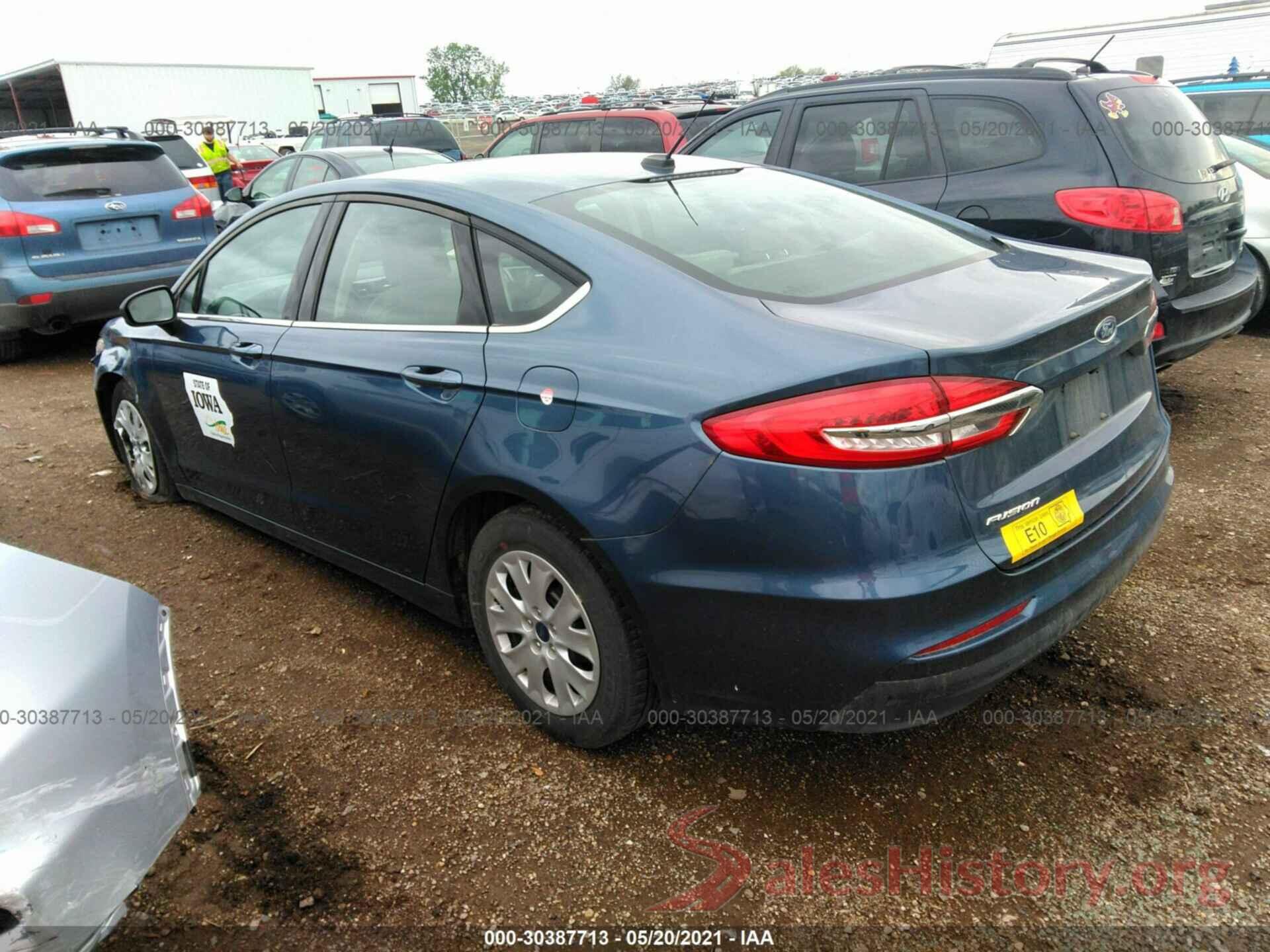 3FA6P0G77KR154061 2019 FORD FUSION