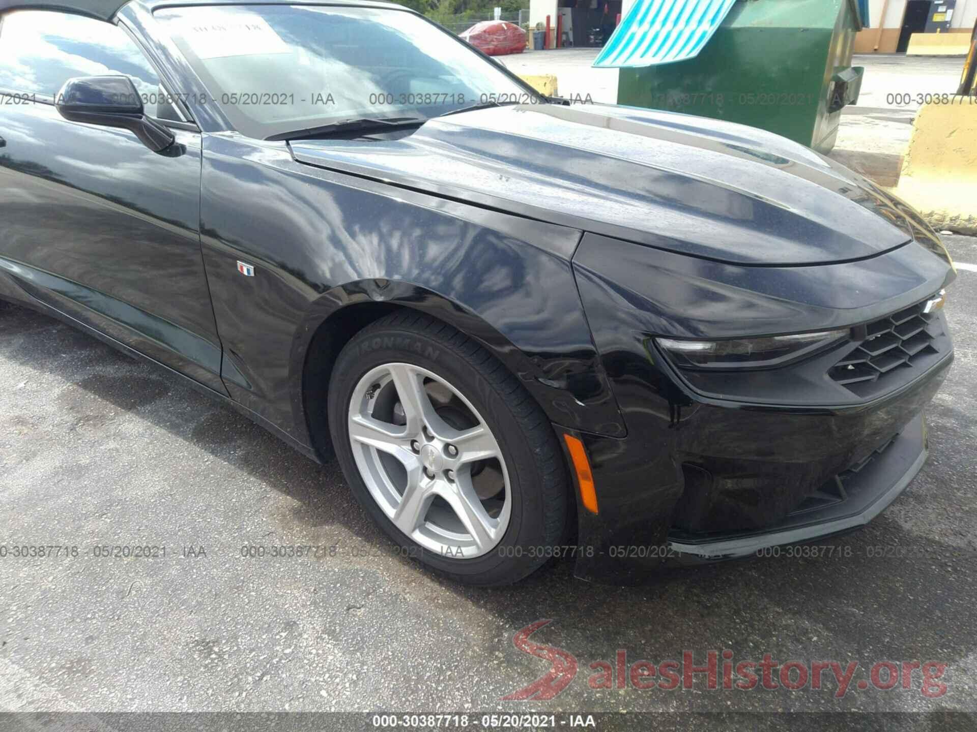 1G1FB3DX7K0131581 2019 CHEVROLET CAMARO