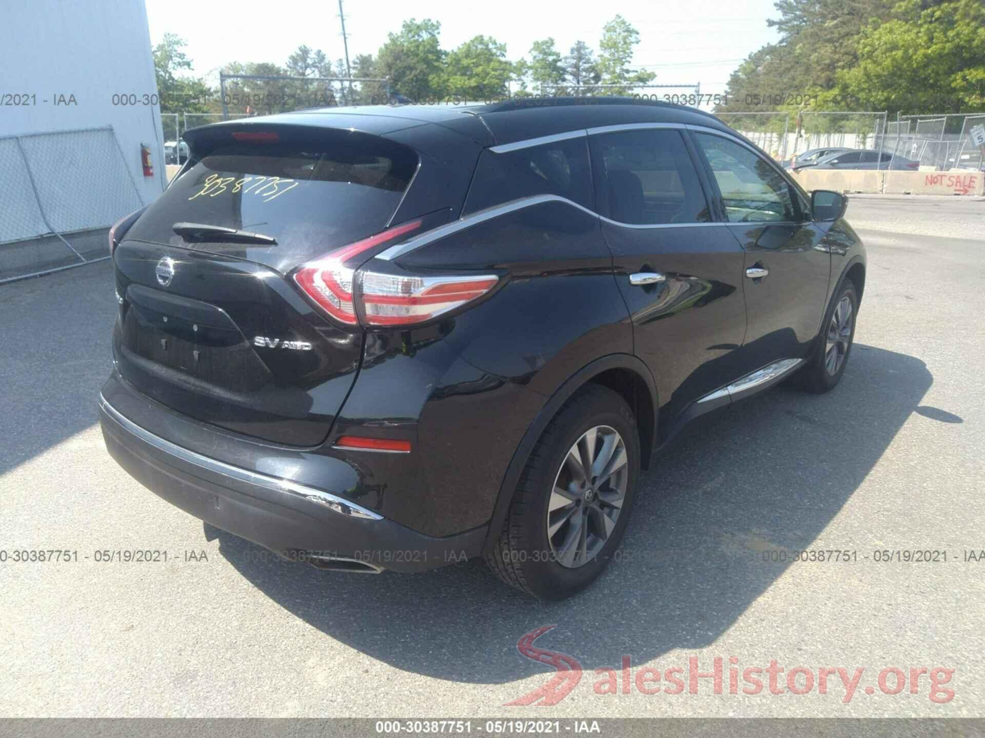 5N1AZ2MH2GN125449 2016 NISSAN MURANO