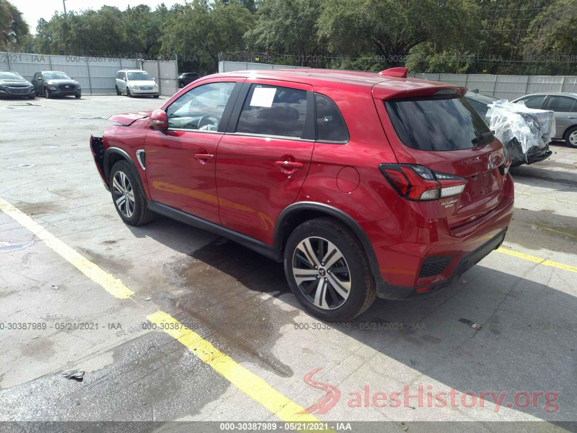 JA4APVAU7MU018597 2021 MITSUBISHI OUTLANDER SPORT