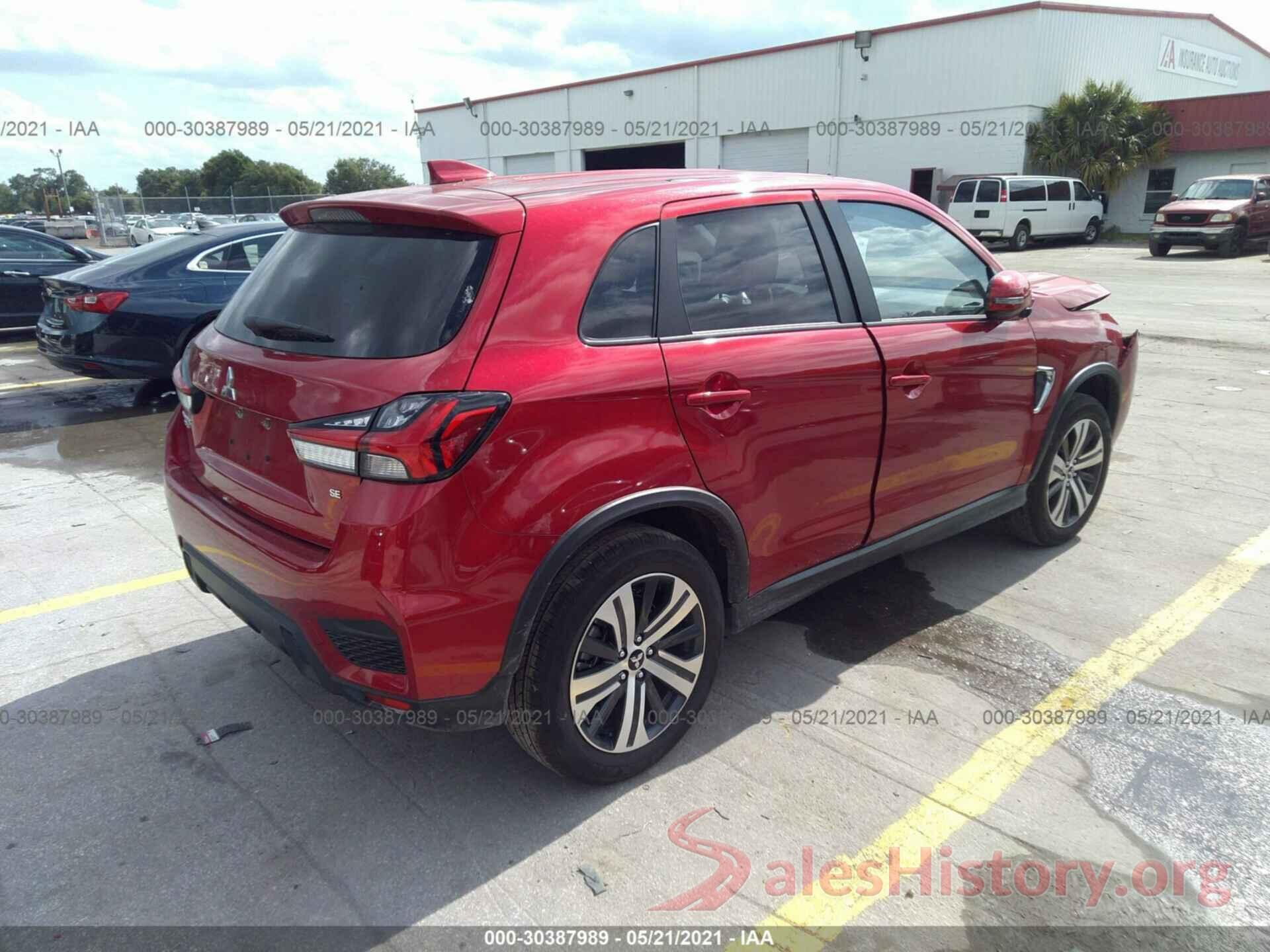 JA4APVAU7MU018597 2021 MITSUBISHI OUTLANDER SPORT