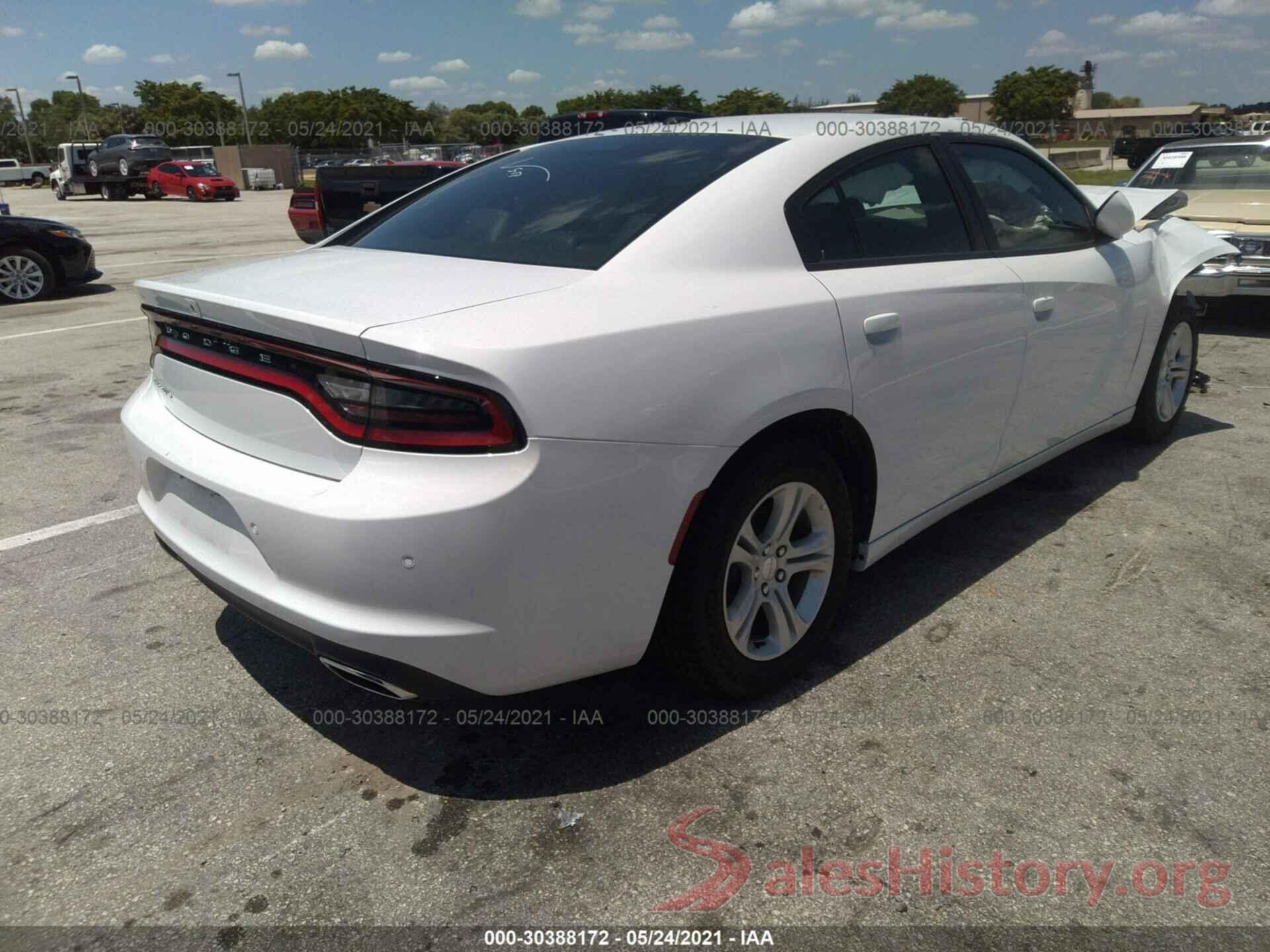 2C3CDXBG7MH539581 2021 DODGE CHARGER