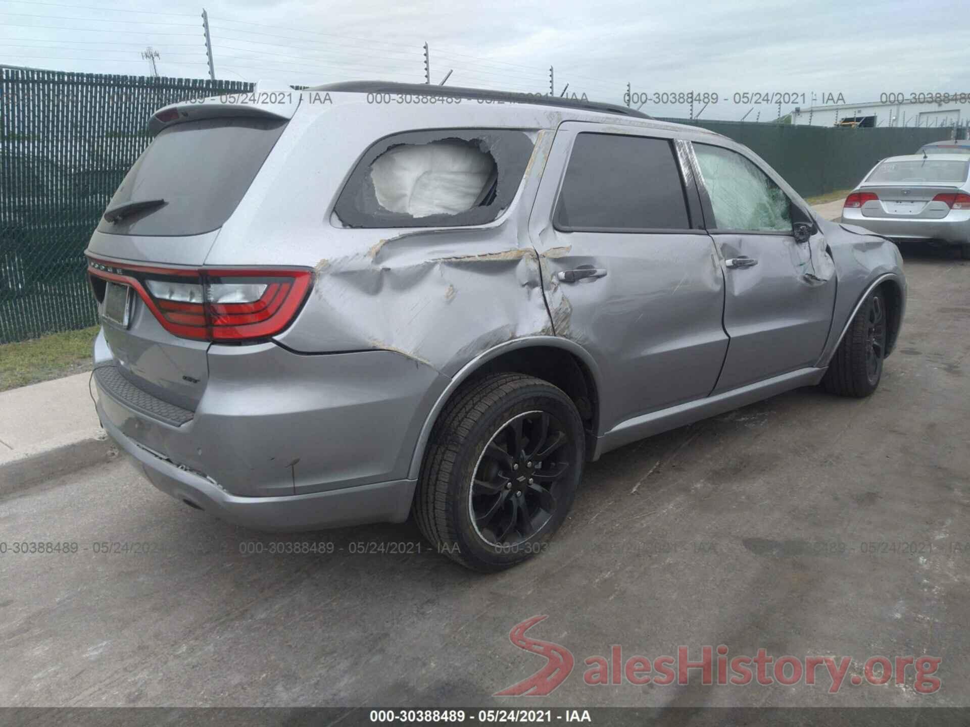 1C4RDJDG2LC352623 2020 DODGE DURANGO