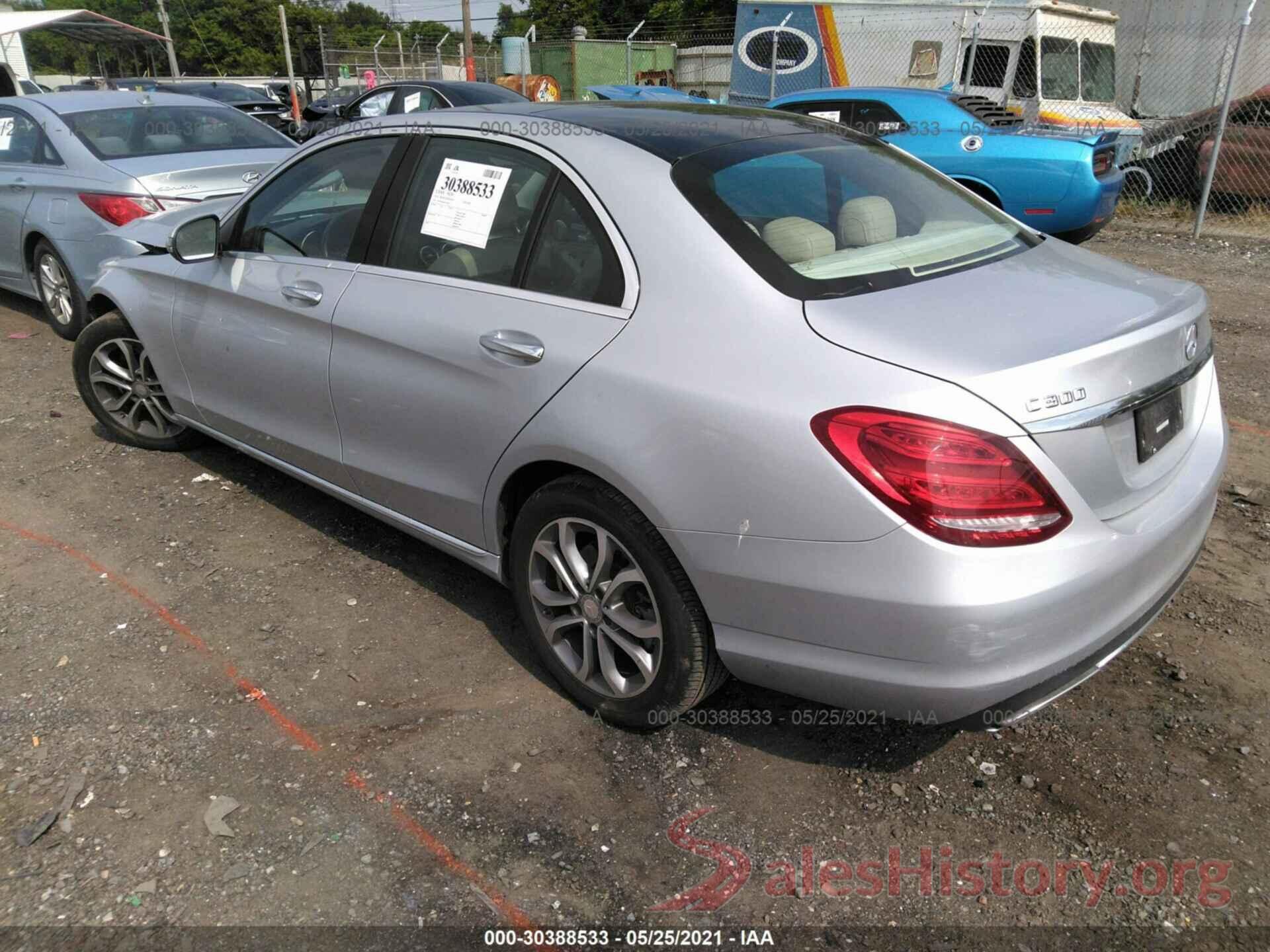 55SWF4KB6GU140322 2016 MERCEDES-BENZ C-CLASS