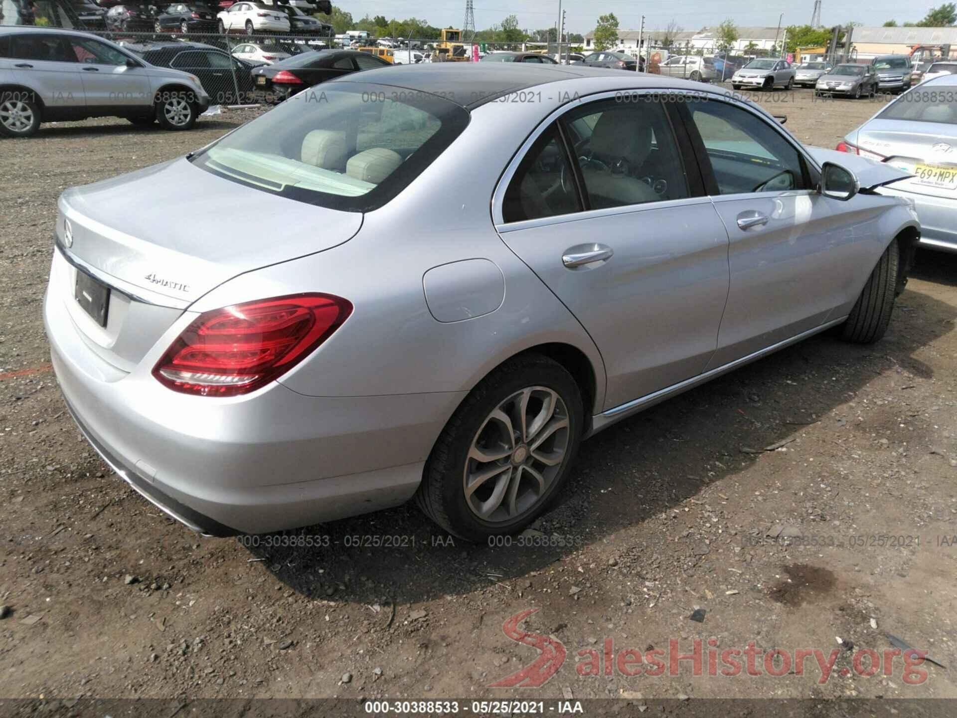 55SWF4KB6GU140322 2016 MERCEDES-BENZ C-CLASS