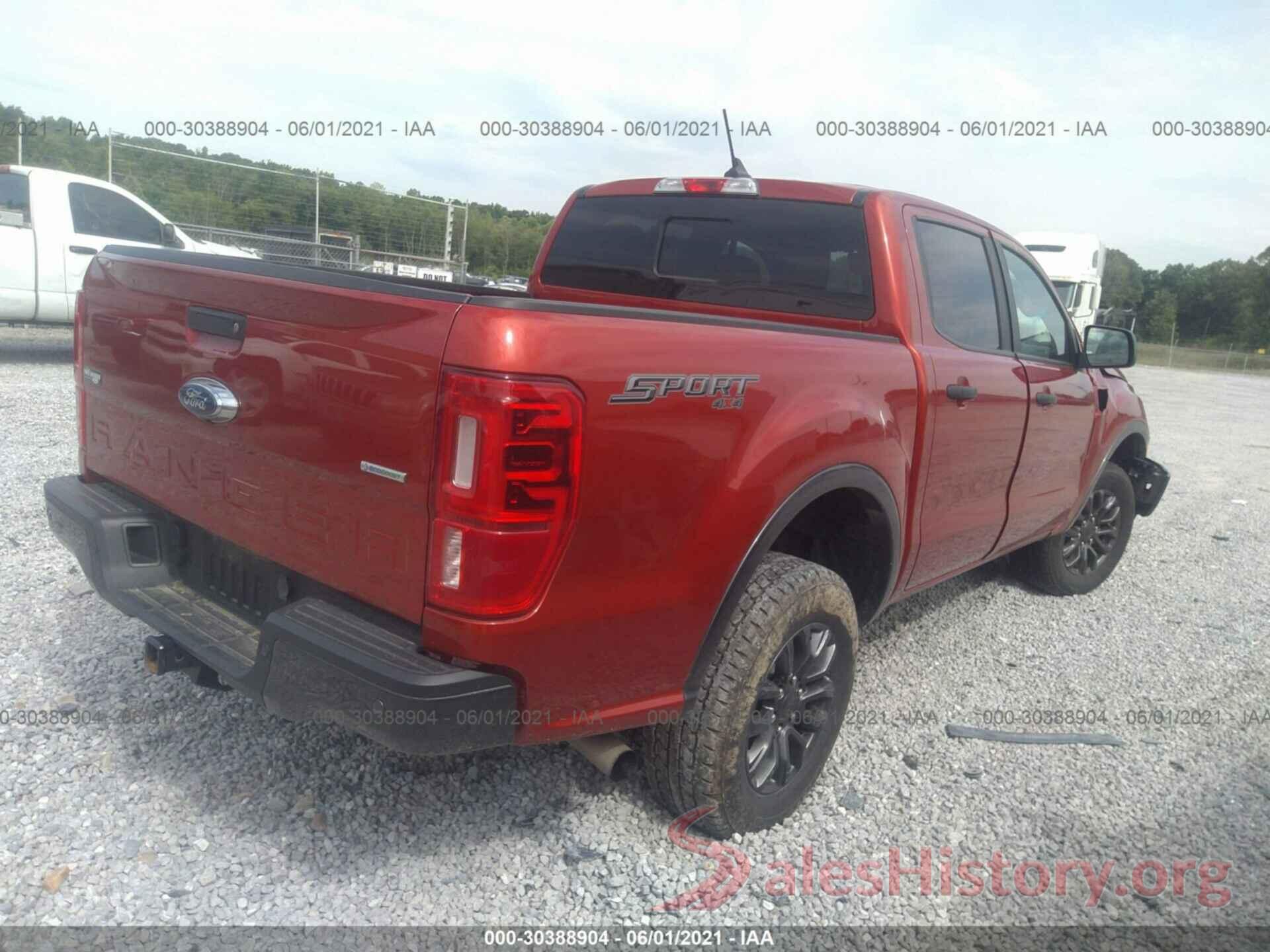 1FTER4FH2KLA78068 2019 FORD RANGER