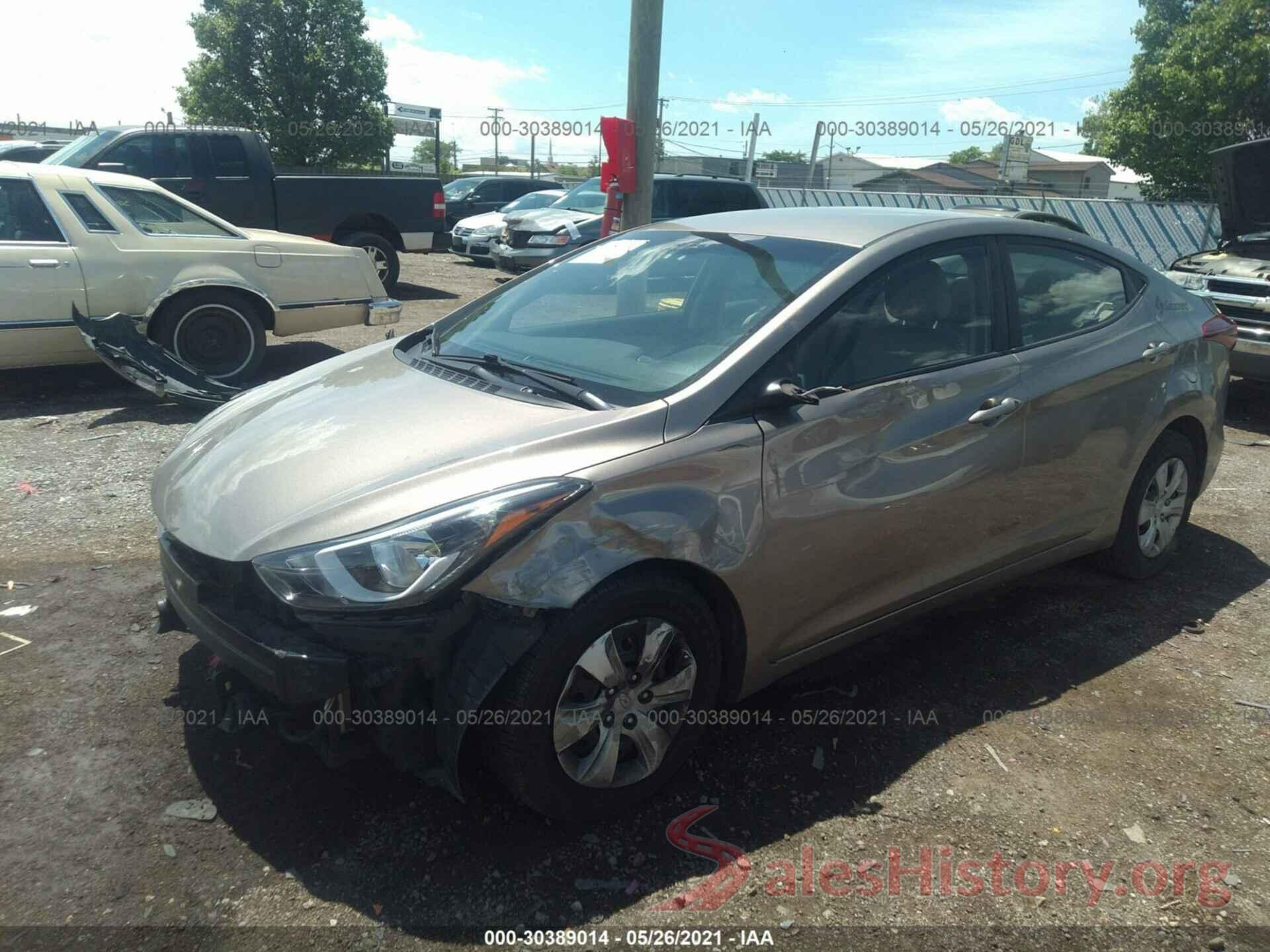 5NPDH4AE5GH776973 2016 HYUNDAI ELANTRA