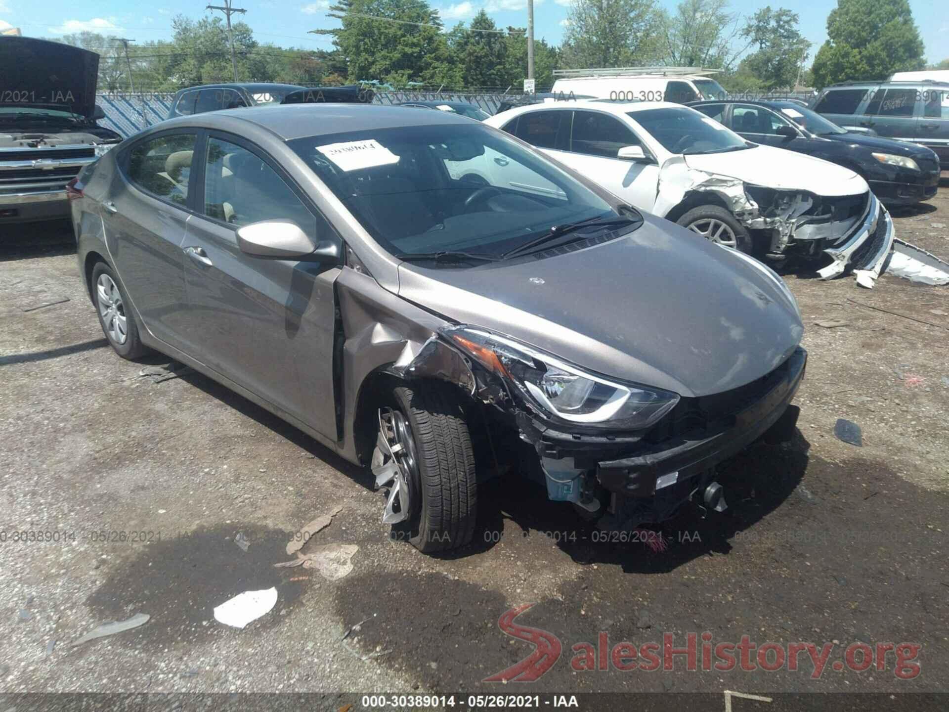 5NPDH4AE5GH776973 2016 HYUNDAI ELANTRA