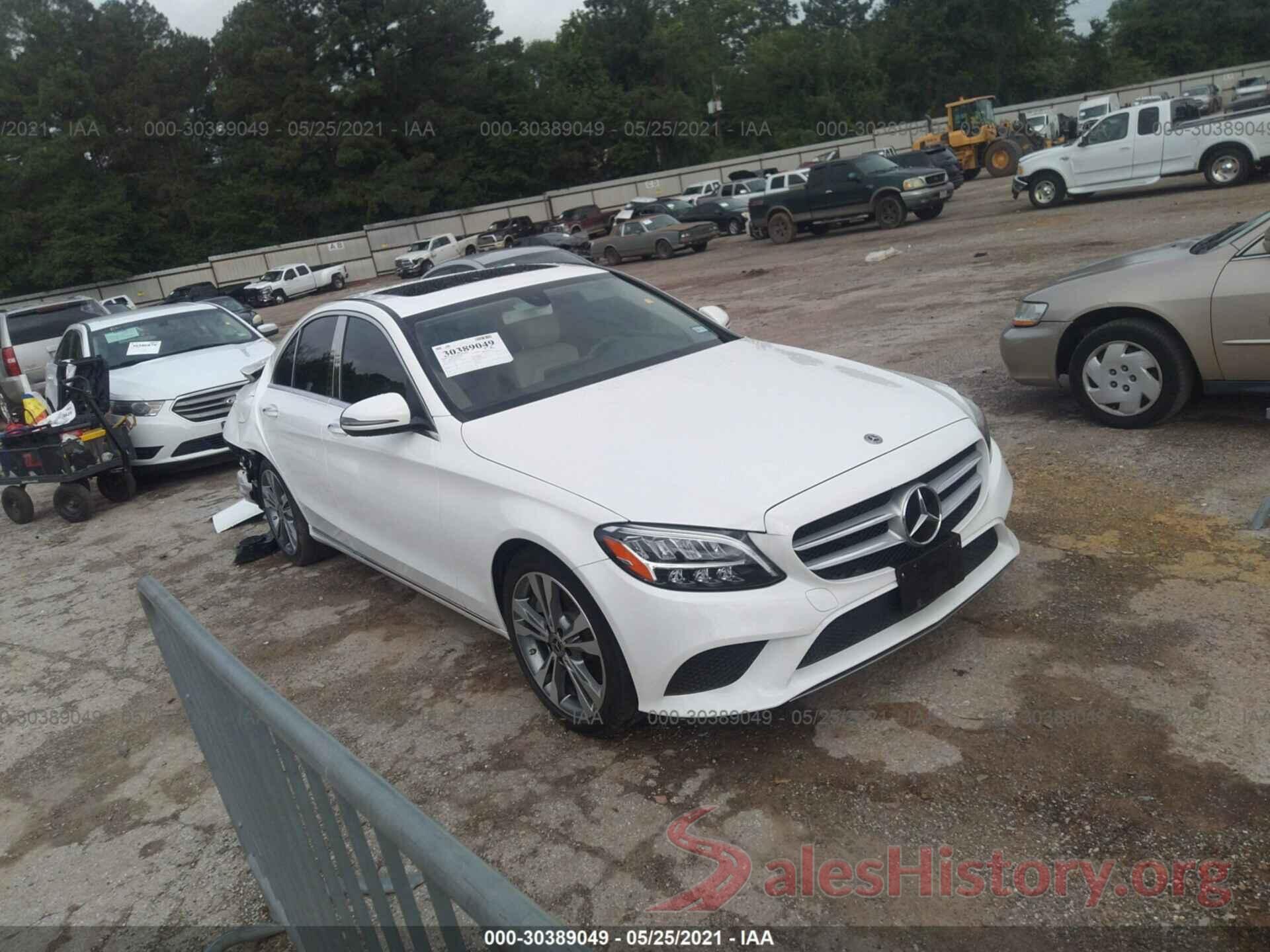 55SWF8DB5KU294100 2019 MERCEDES-BENZ C-CLASS