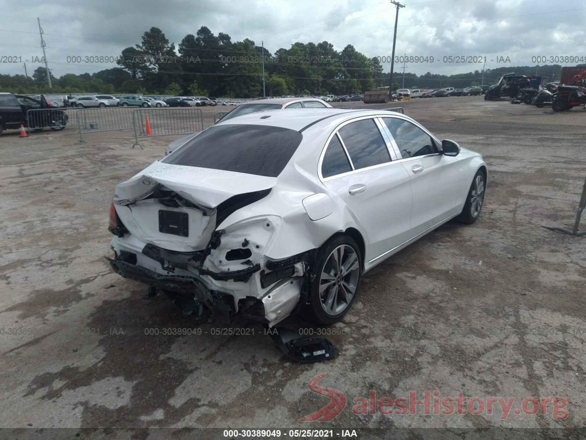 55SWF8DB5KU294100 2019 MERCEDES-BENZ C-CLASS