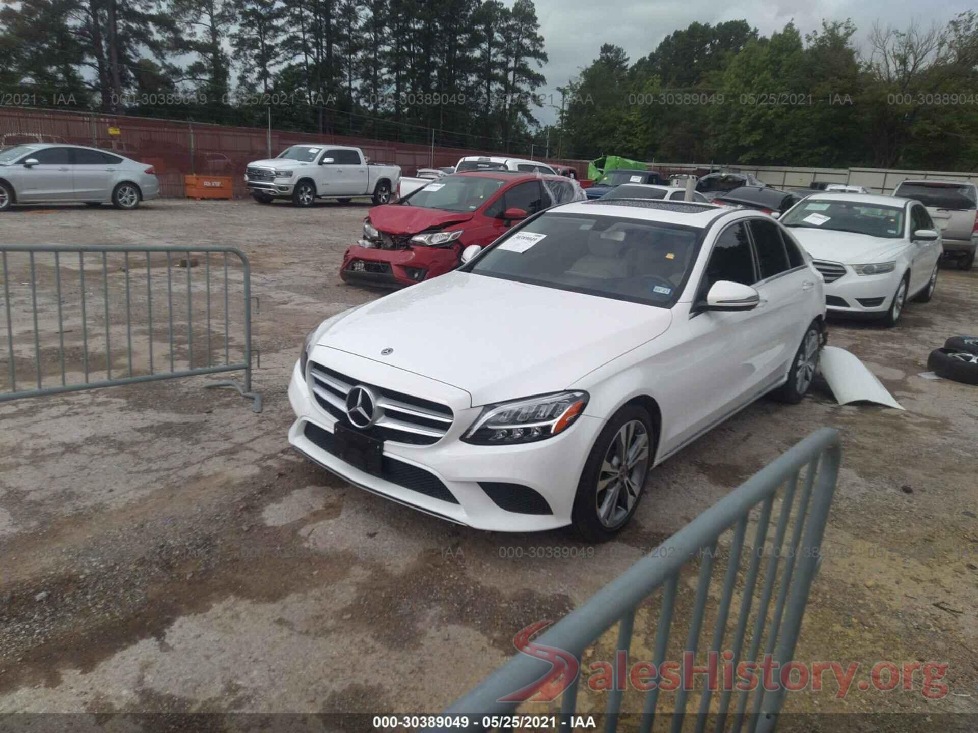 55SWF8DB5KU294100 2019 MERCEDES-BENZ C-CLASS