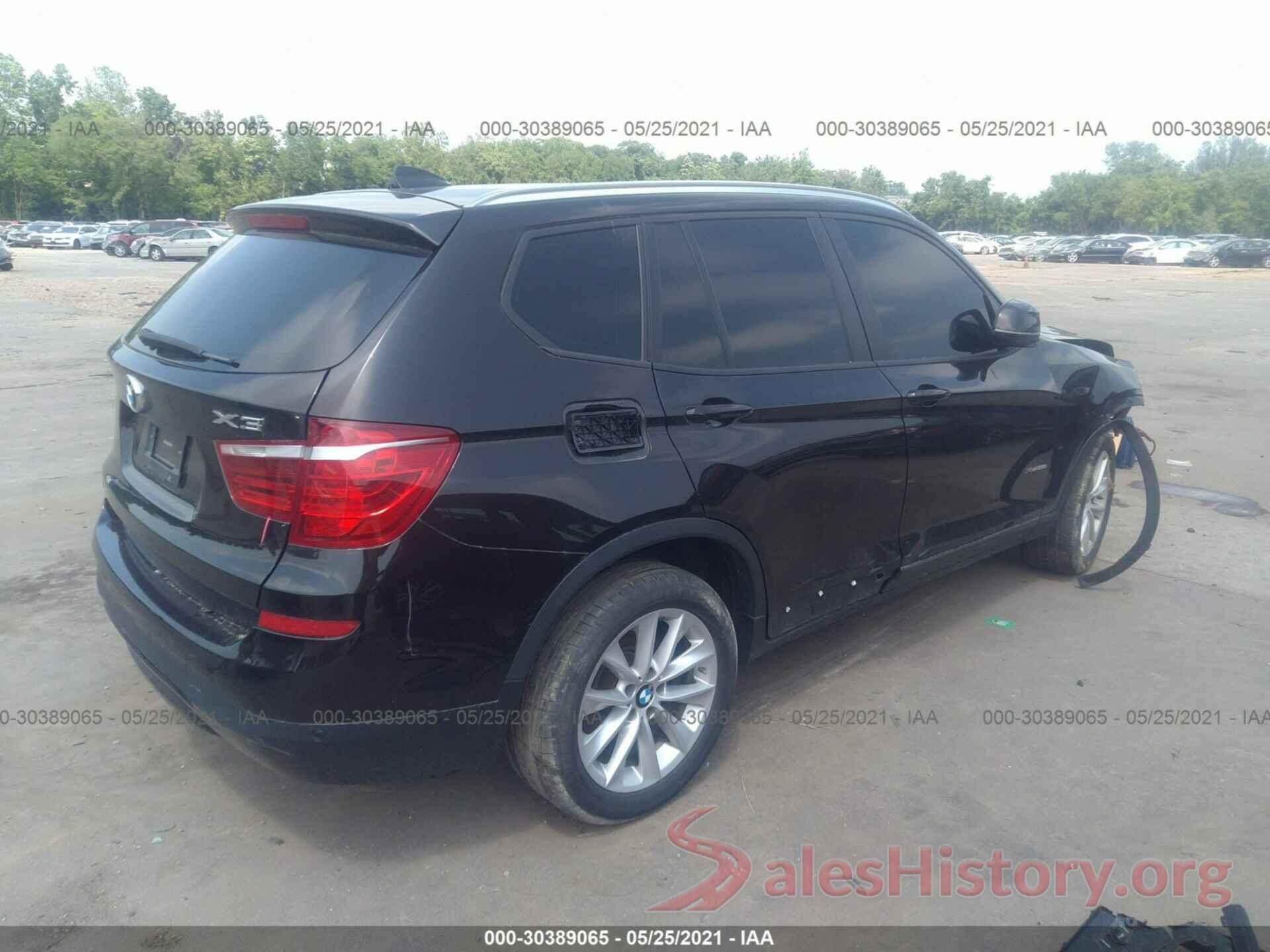 5UXWX9C5XG0D79117 2016 BMW X3