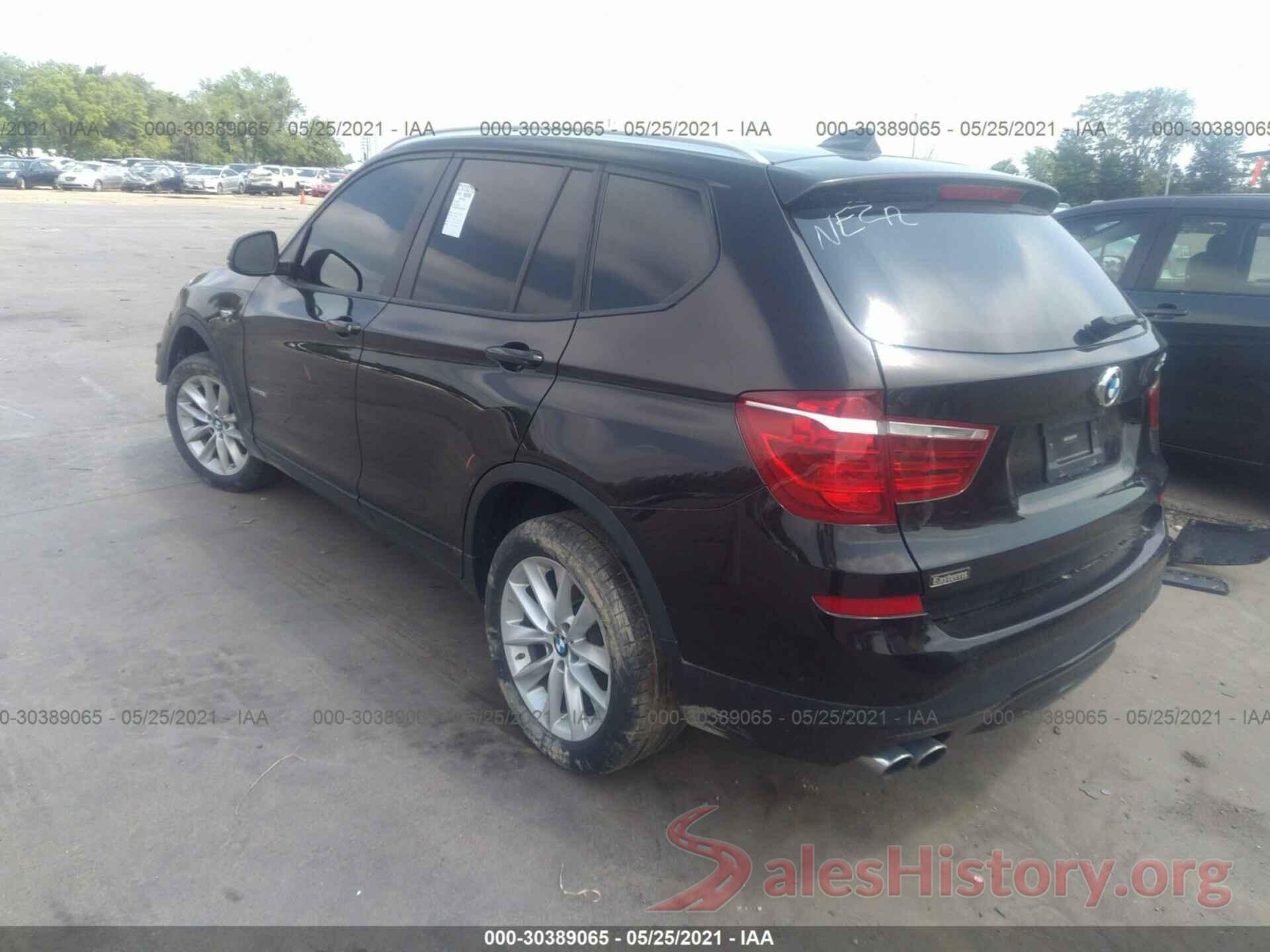 5UXWX9C5XG0D79117 2016 BMW X3