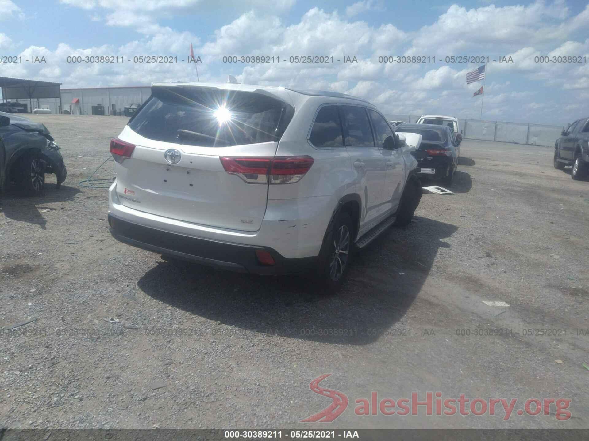 5TDKZRFH4JS546816 2018 TOYOTA HIGHLANDER