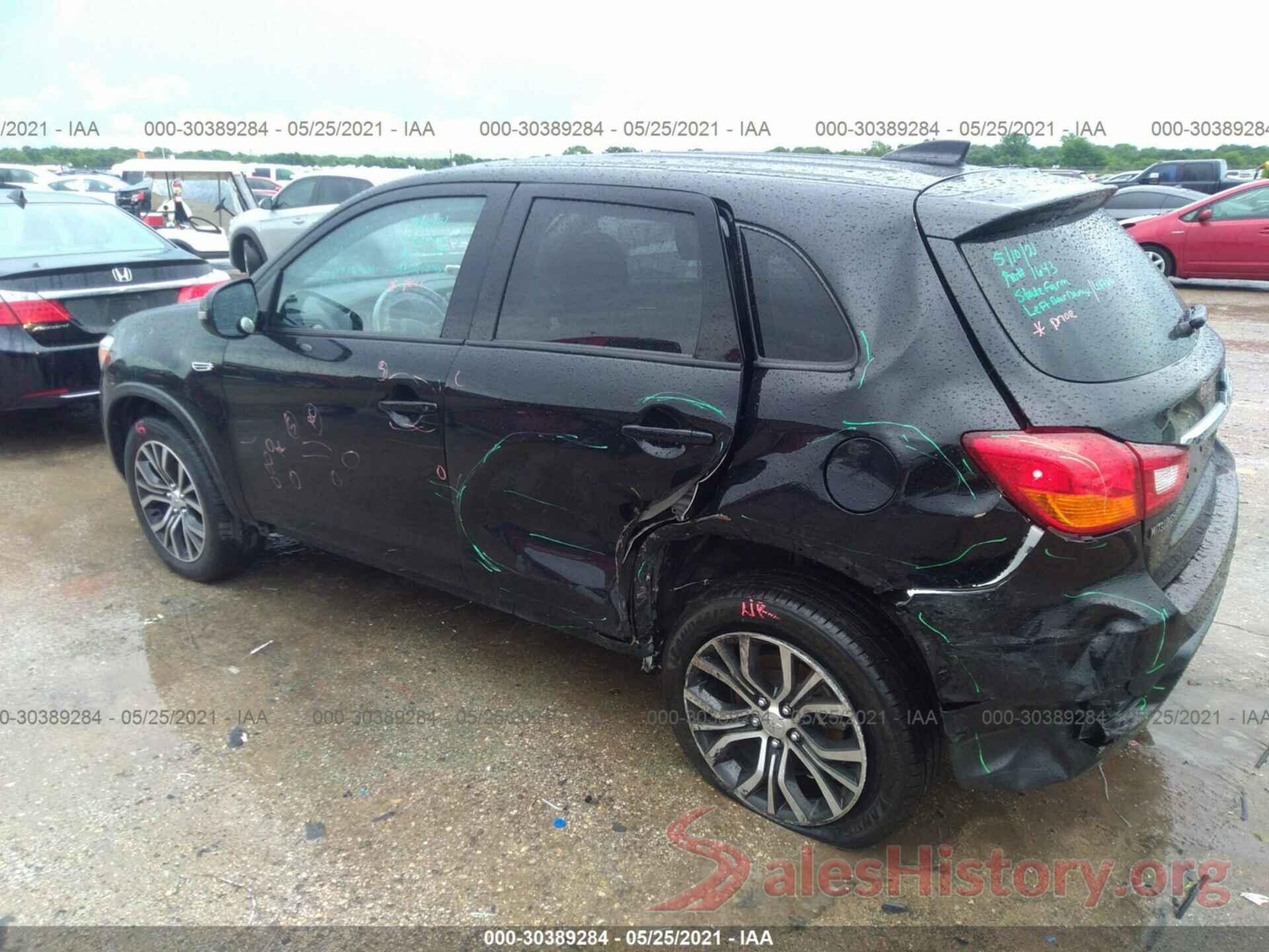 JA4AP3AU9KU032910 2019 MITSUBISHI OUTLANDER SPORT