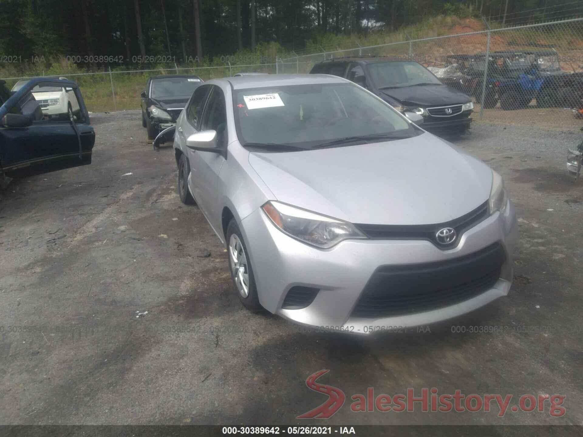 5YFBURHE1GP417497 2016 TOYOTA COROLLA