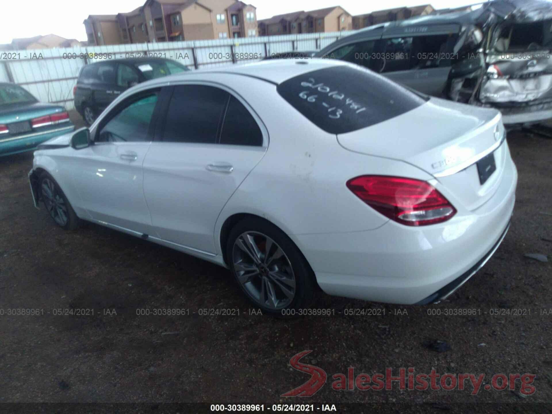 55SWF4JB3HU214279 2017 MERCEDES-BENZ C-CLASS