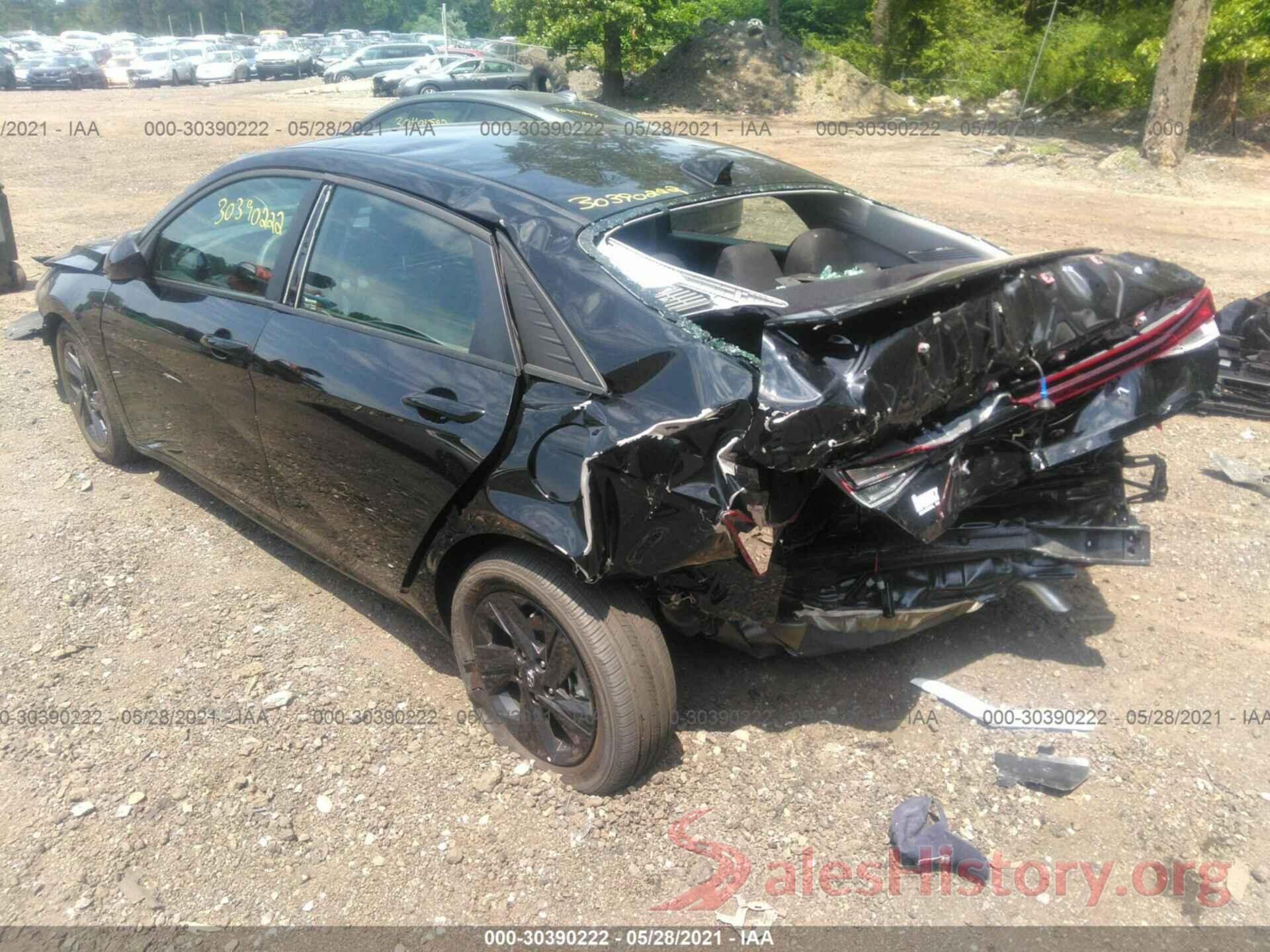 5NPLM4AGXMH002707 2021 HYUNDAI ELANTRA