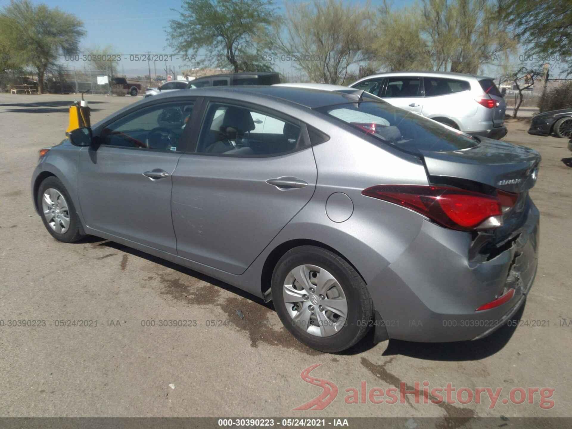 KMHDH4AE7GU489653 2016 HYUNDAI ELANTRA