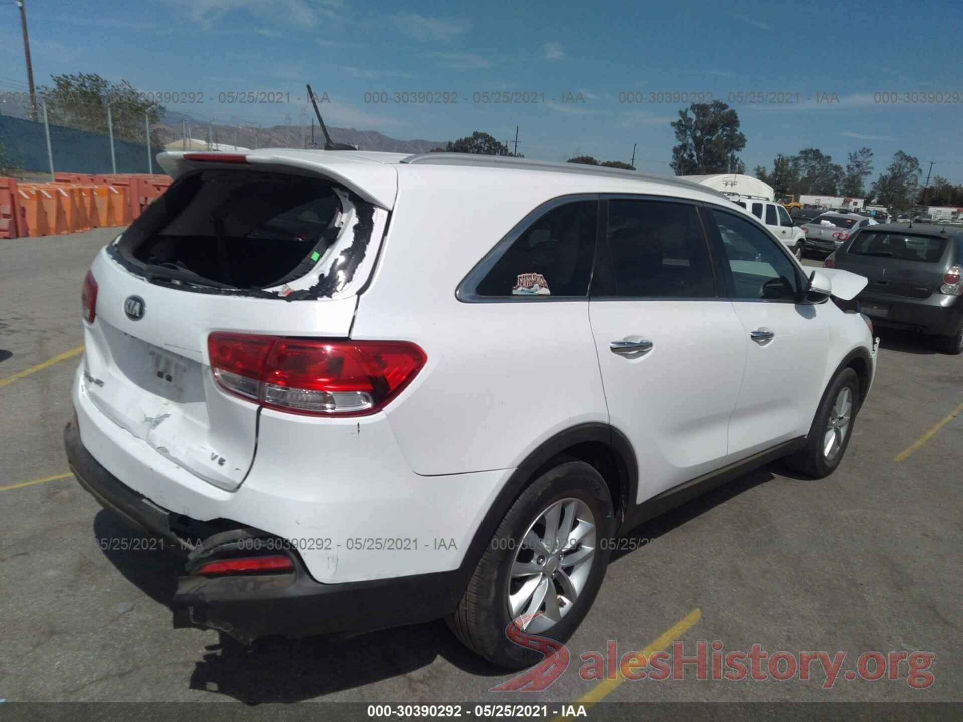 5XYPG4A59GG106995 2016 KIA SORENTO