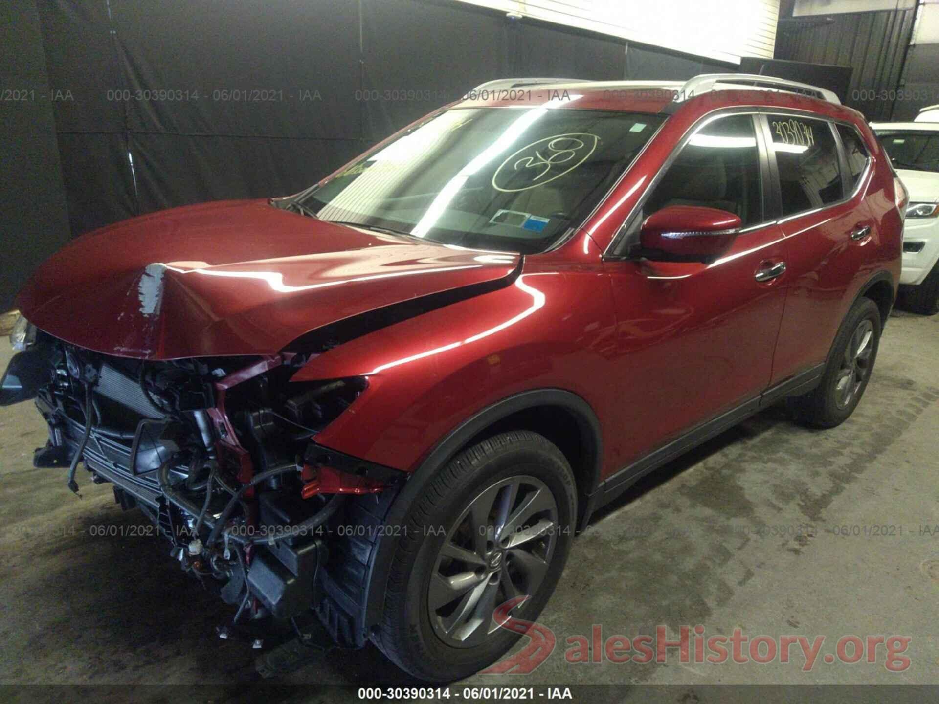 5N1AT2MV0GC730492 2016 NISSAN ROGUE