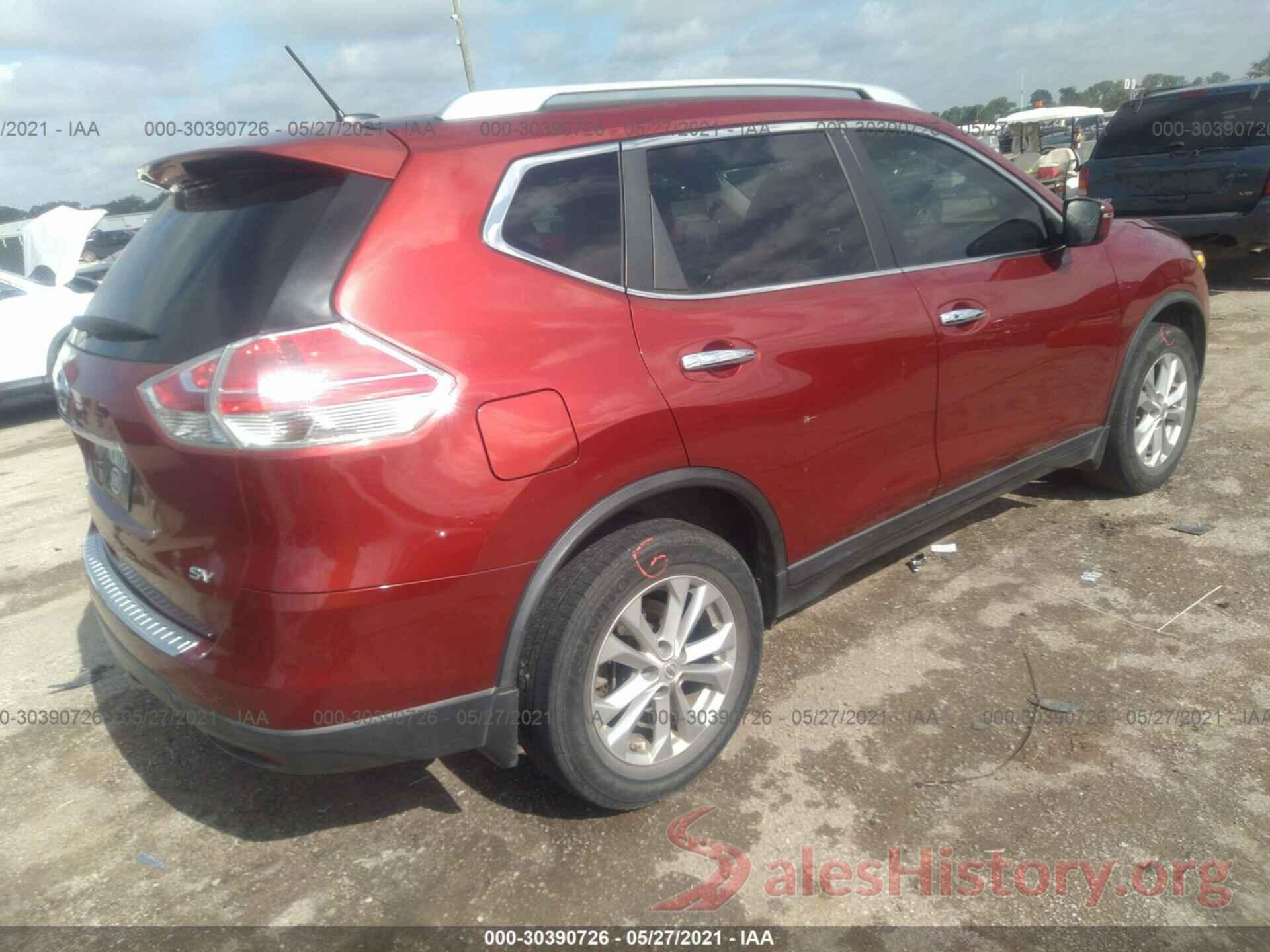 KNMAT2MT1GP608400 2016 NISSAN ROGUE