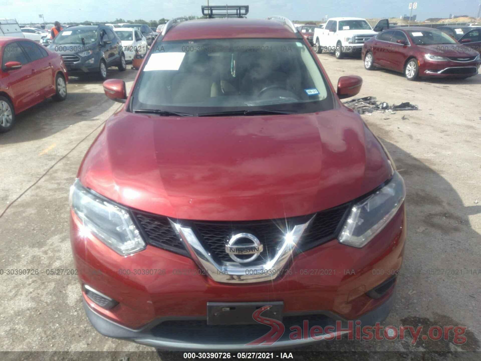 KNMAT2MT1GP608400 2016 NISSAN ROGUE