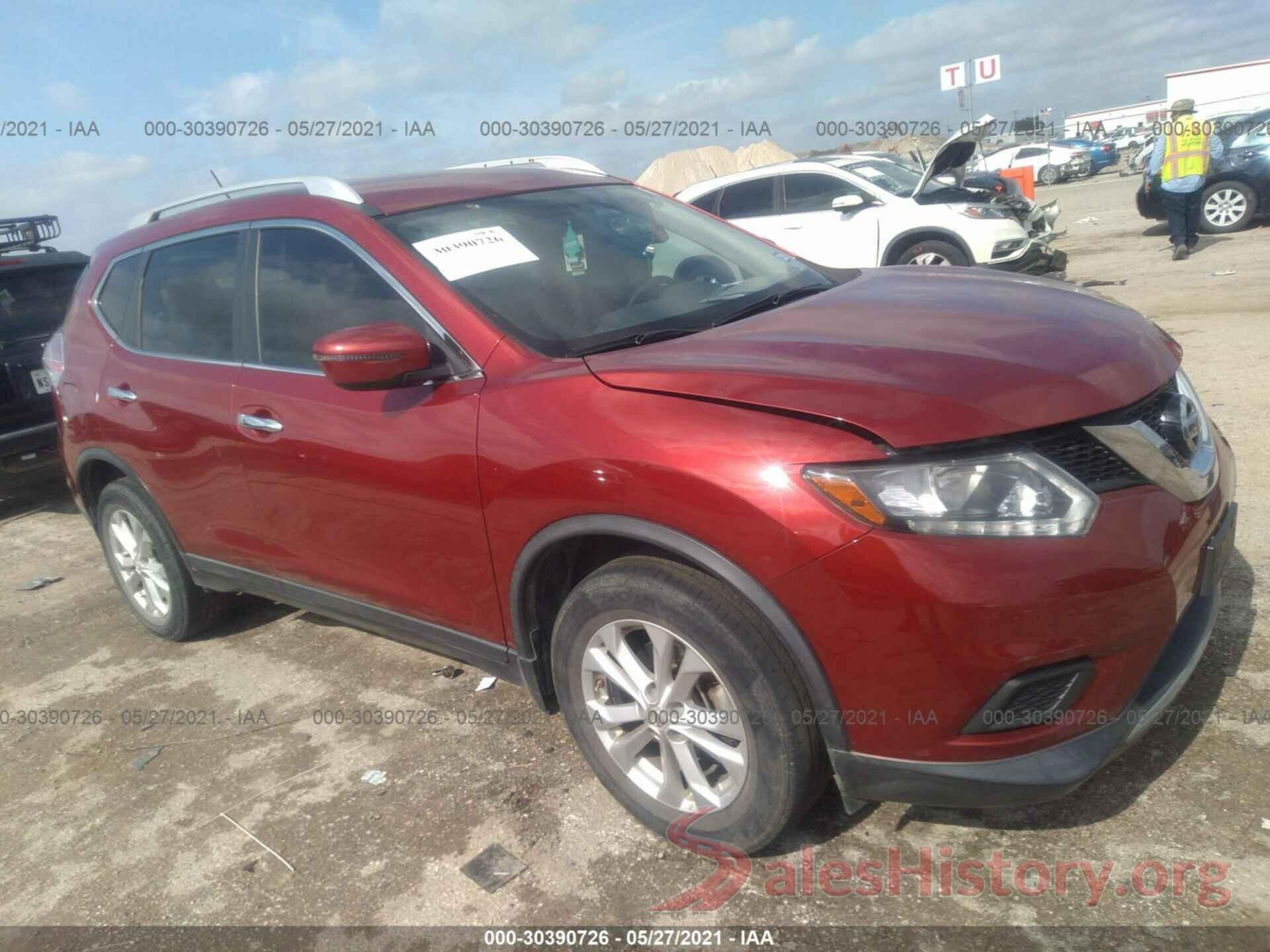 KNMAT2MT1GP608400 2016 NISSAN ROGUE