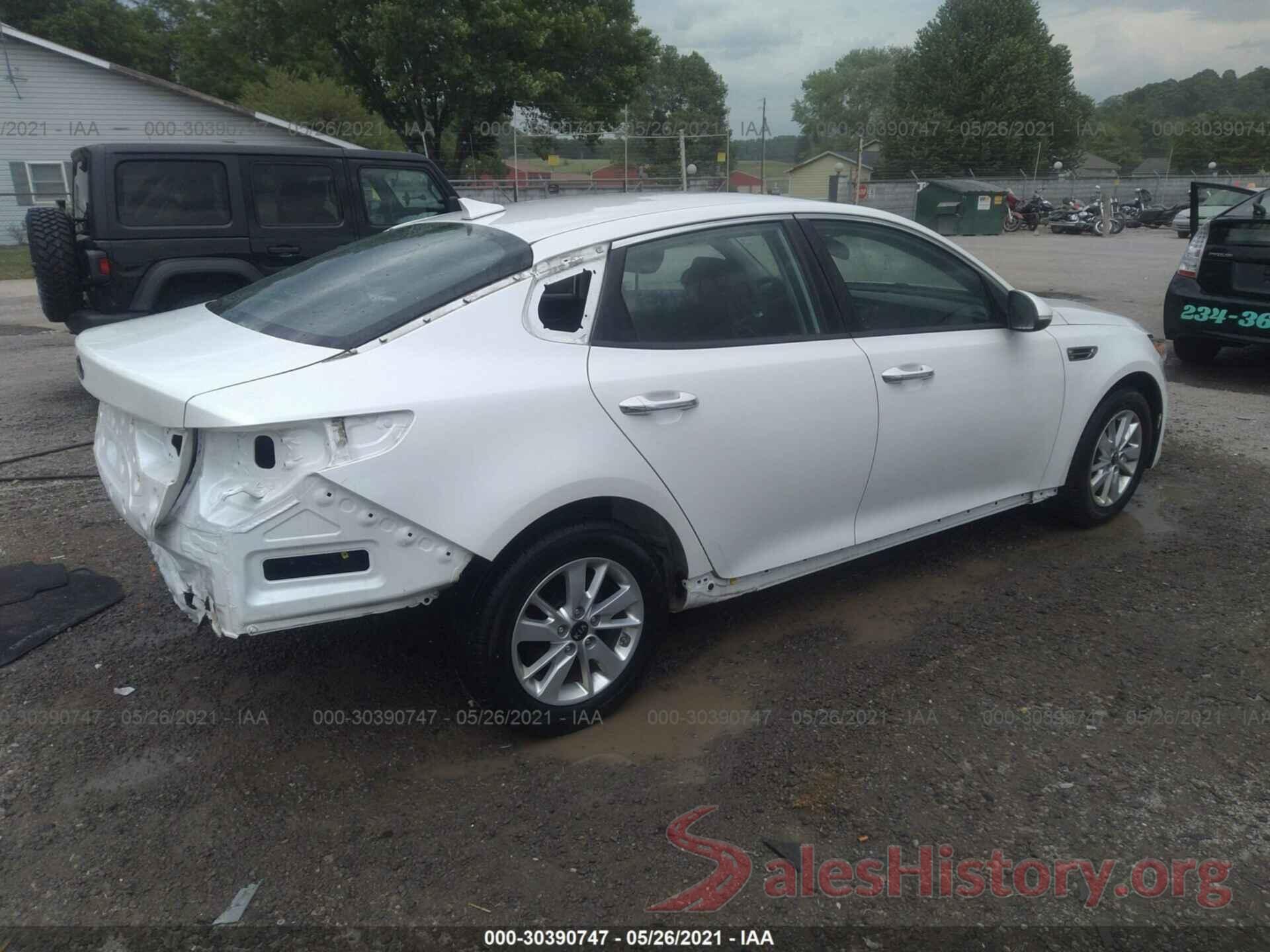 KNAGT4L33G5104379 2016 KIA OPTIMA